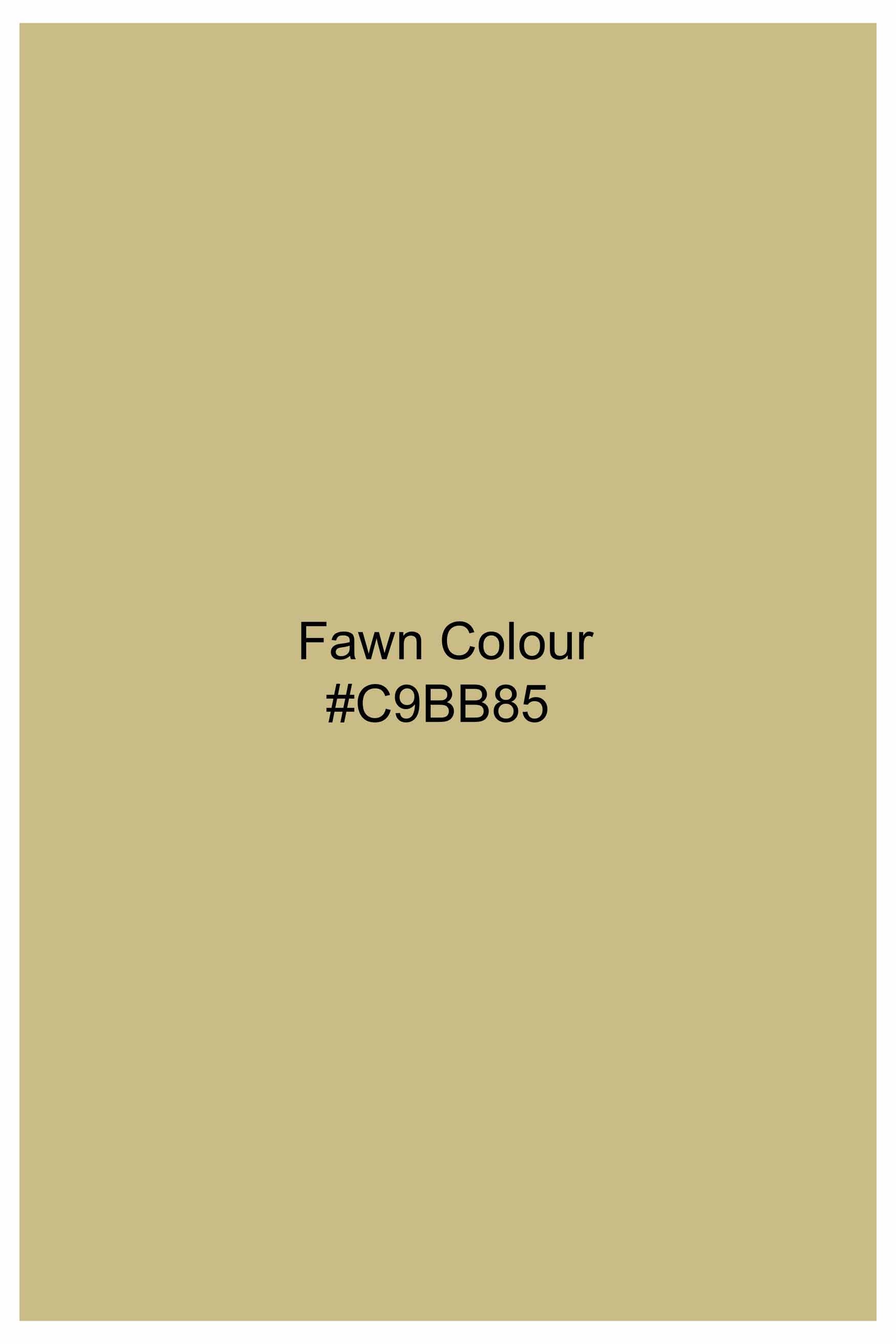 Fawn Brown Subtle Sheen Super Soft Premium Cotton Shirt