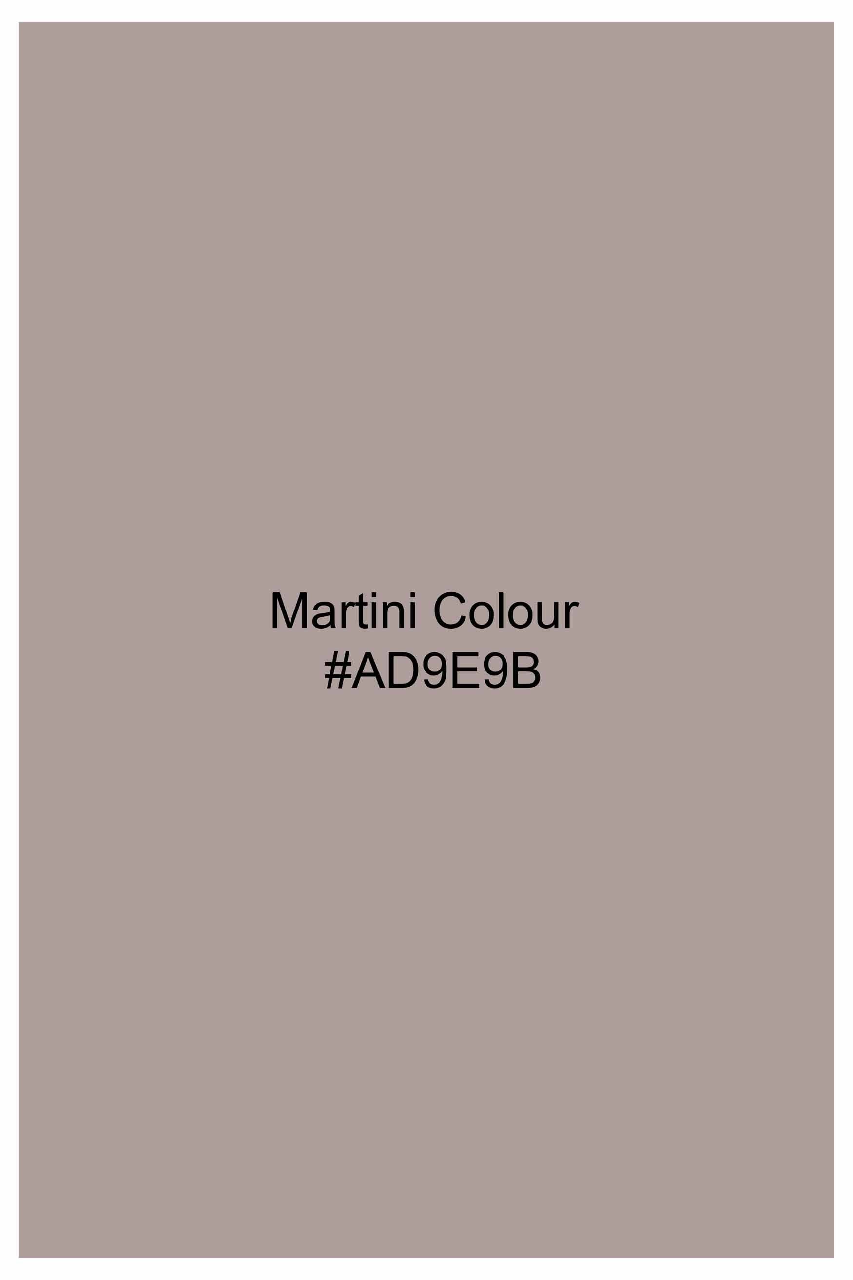 Martini Brown Subtle Sheen Super Soft Premium Cotton Shirt