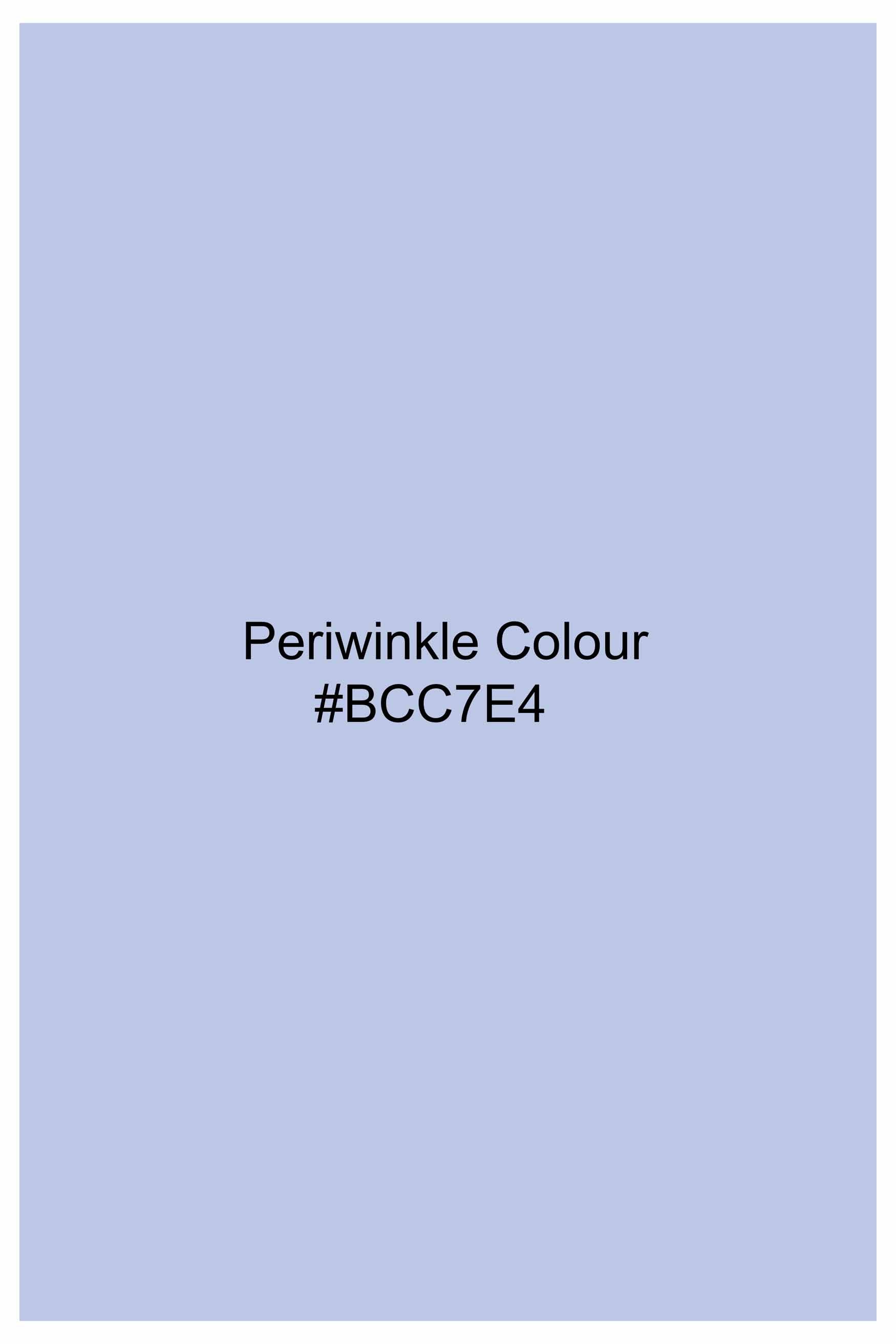 Periwinkle Blue Subtle Sheen Super Soft Premium Cotton Shirt