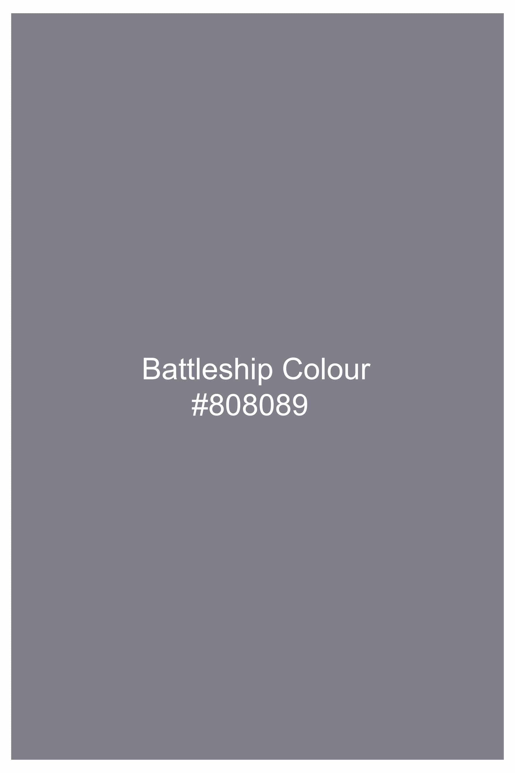 Battleship Gray Royal Oxford Button Down Shirt