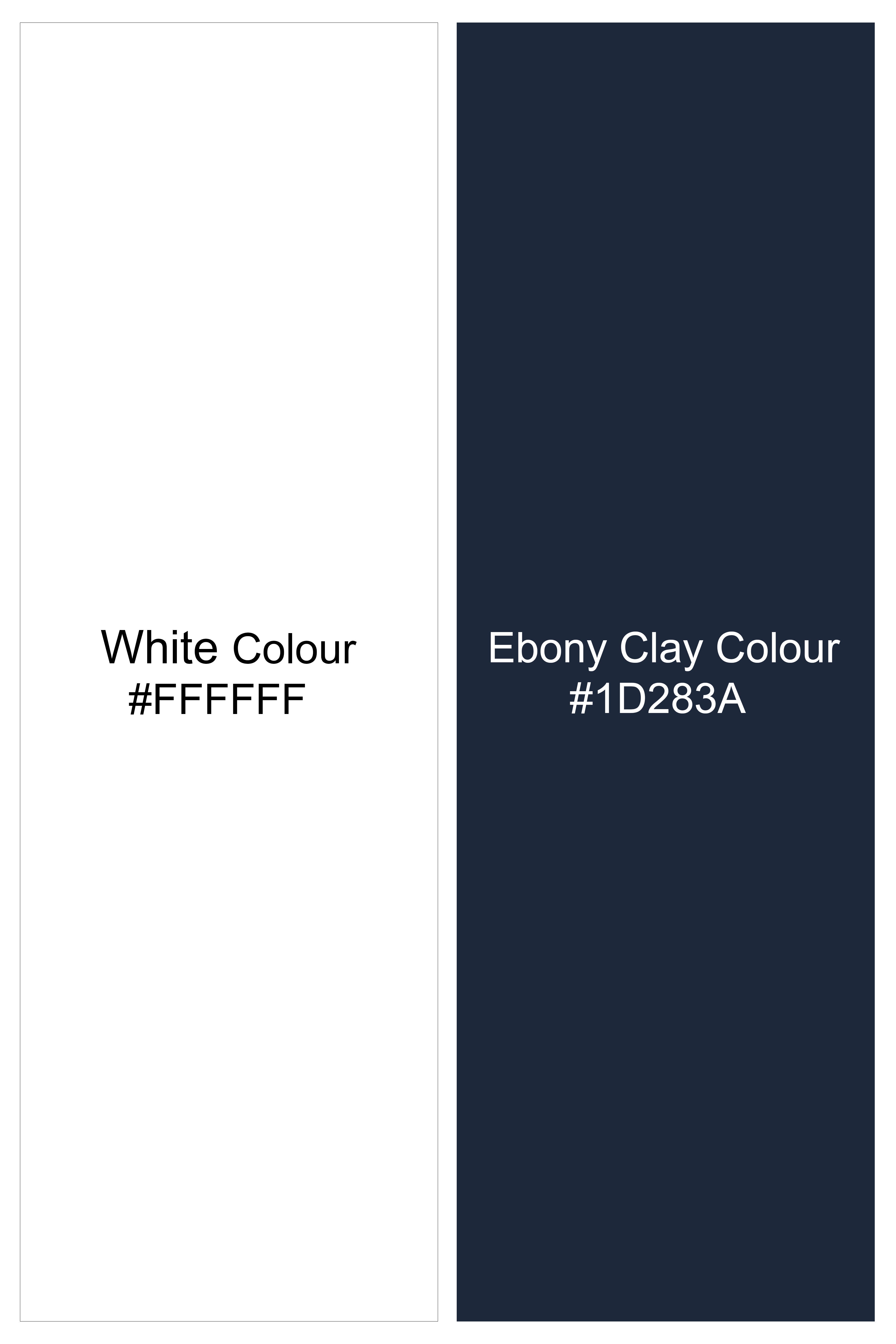 Bright White and Midnight Blue Dobby Textured Premium Giza Cotton Designer Shirt 11396-P205-38, 11396-P205-H-38, 11396-P205-39, 11396-P205-H-39, 11396-P205-40, 11396-P205-H-40, 11396-P205-42, 11396-P205-H-42, 11396-P205-44, 11396-P205-H-44, 11396-P205-46, 11396-P205-H-46, 11396-P205-48, 11396-P205-H-48, 11396-P205-50, 11396-P205-H-50, 11396-P205-52, 11396-P205-H-52