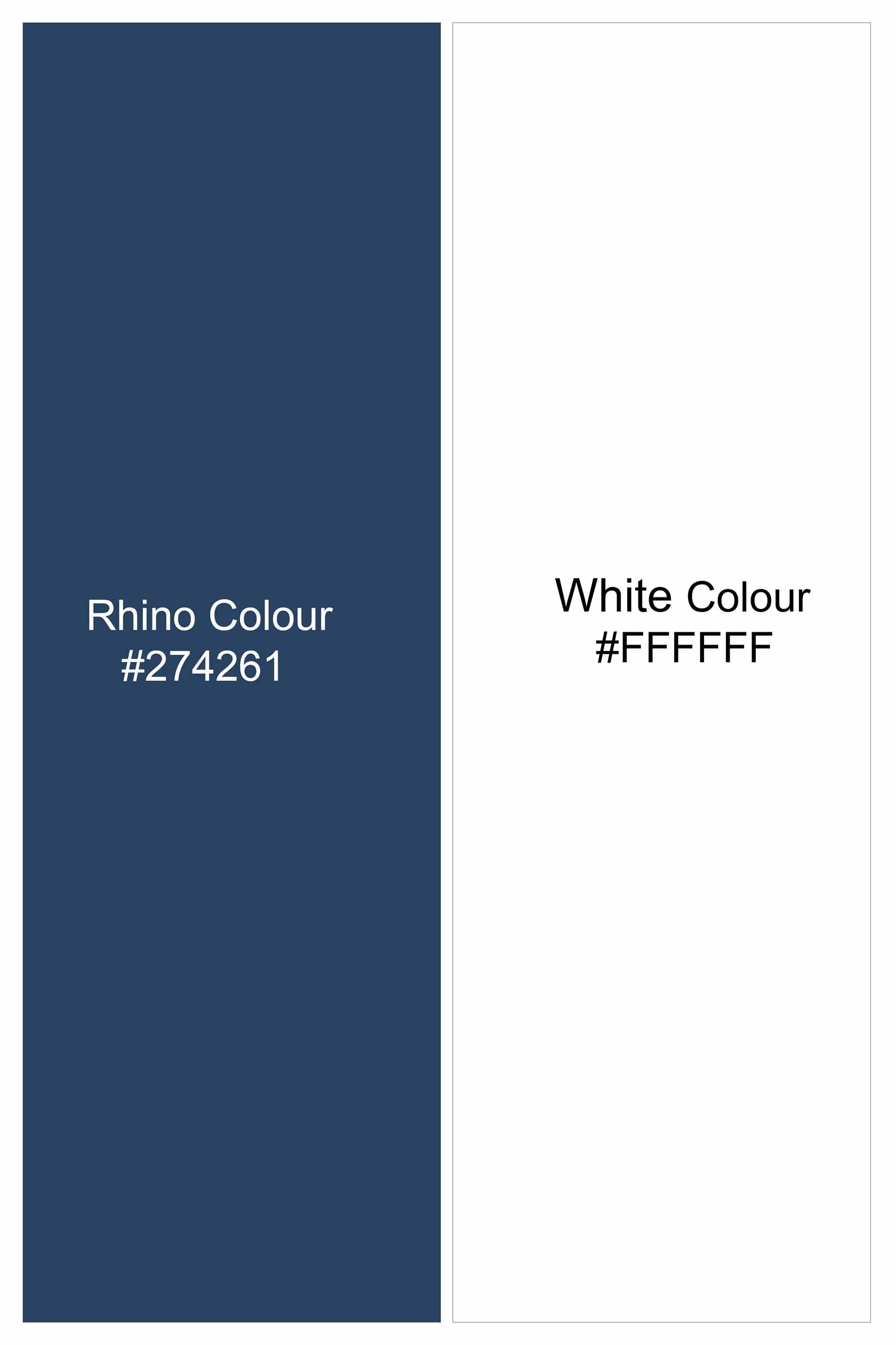 Rhino Blue and White Paisley Printed Royal Oxford Shirt 11444-M-38, 11444-M-H-38, 11444-M-39, 11444-M-H-39, 11444-M-40, 11444-M-H-40, 11444-M-42, 11444-M-H-42, 11444-M-44, 11444-M-H-44, 11444-M-46, 11444-M-H-46, 11444-M-48, 11444-M-H-48, 11444-M-50, 11444-M-H-50, 11444-M-52, 11444-M-H-52