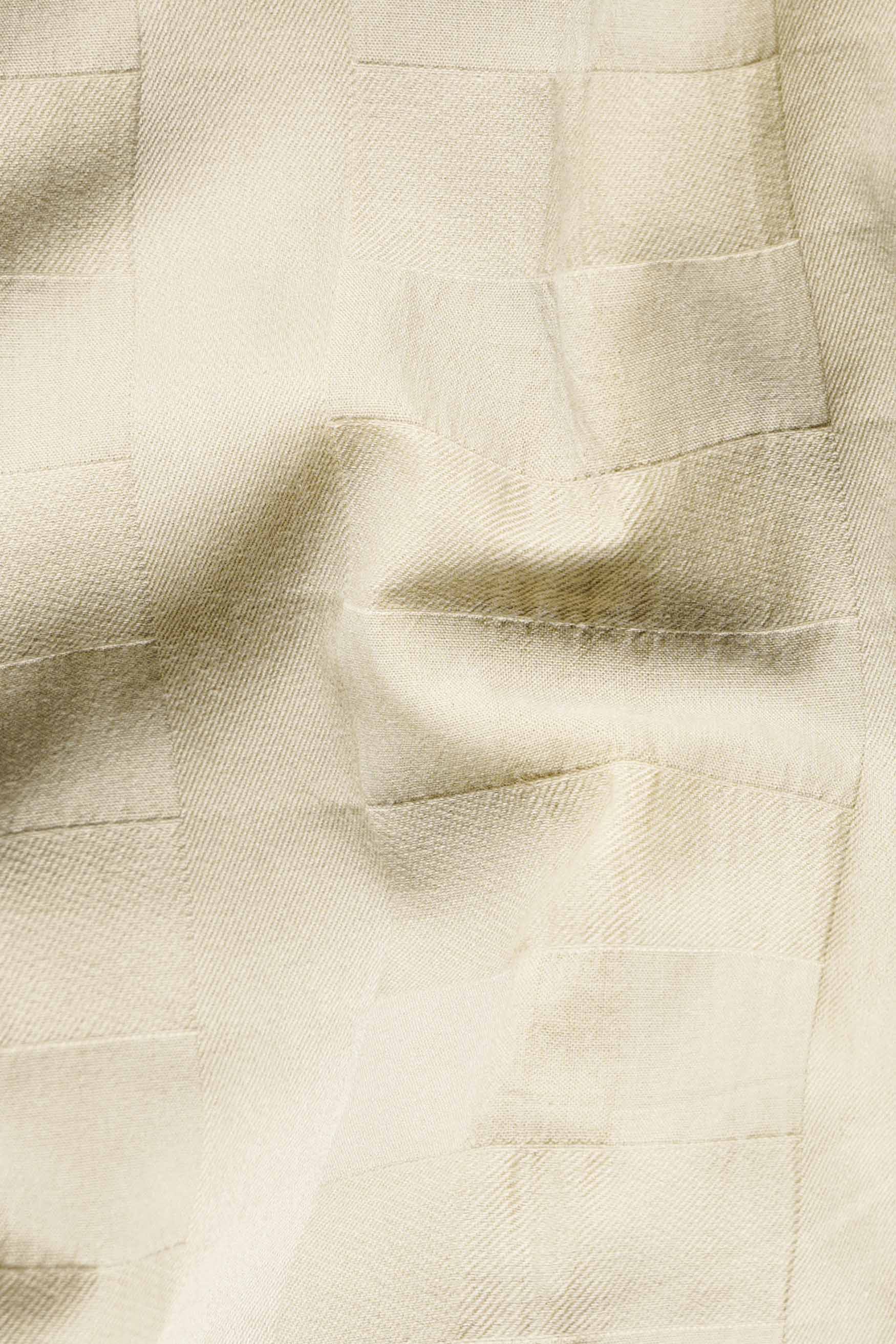 Desert Brown Dobby Textured Premium Giza Cotton Shirt
