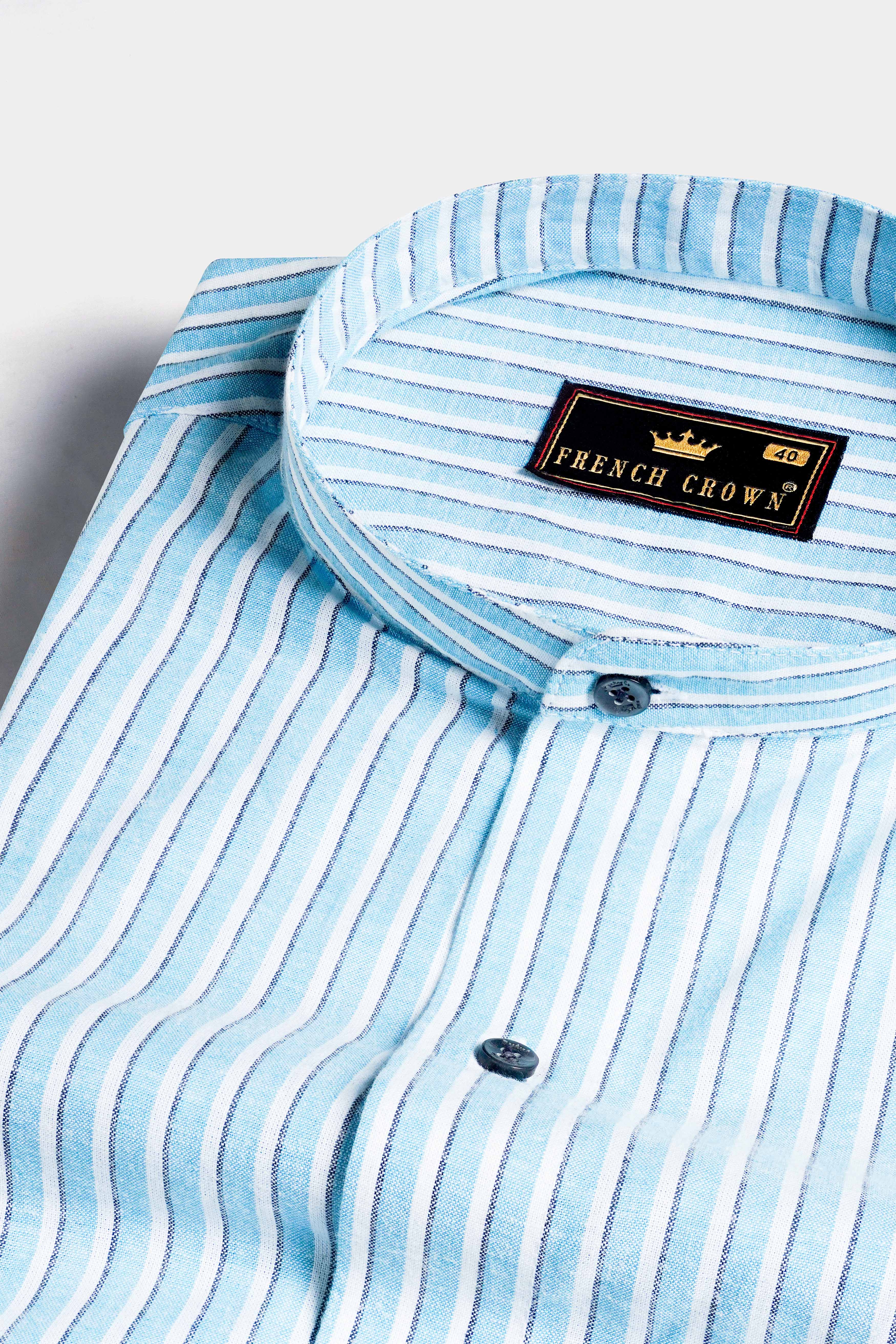Buy Mandarin collar/banded collar shirts for men at the best