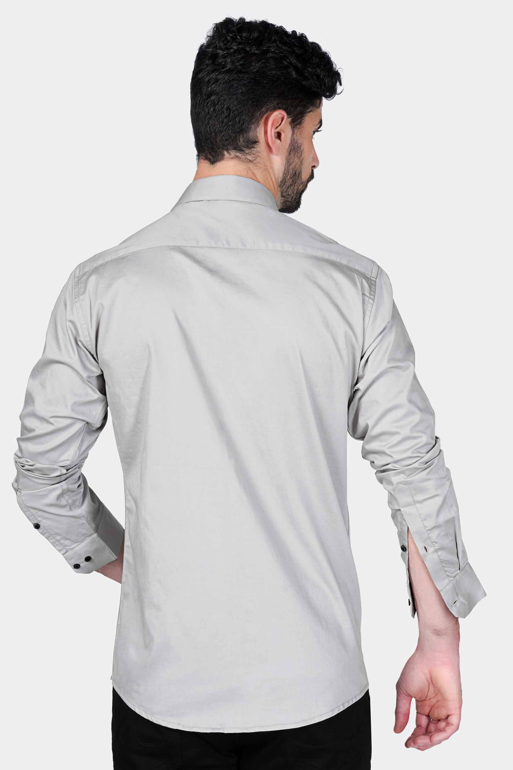 Cloud Gray Embroidered Subtle Sheen Super Soft Premium Cotton Designer Shirt 11540-BLK-E283-38, 11540-BLK-E283-H-38, 11540-BLK-E283-39, 11540-BLK-E283-H-39, 11540-BLK-E283-40, 11540-BLK-E283-H-40, 11540-BLK-E283-42, 11540-BLK-E283-H-42, 11540-BLK-E283-44, 11540-BLK-E283-H-44, 11540-BLK-E283-46, 11540-BLK-E283-H-46, 11540-BLK-E283-48, 11540-BLK-E283-H-48, 11540-BLK-E283-50, 11540-BLK-E283-H-50, 11540-BLK-E283-52, 11540-BLK-E283-H-52