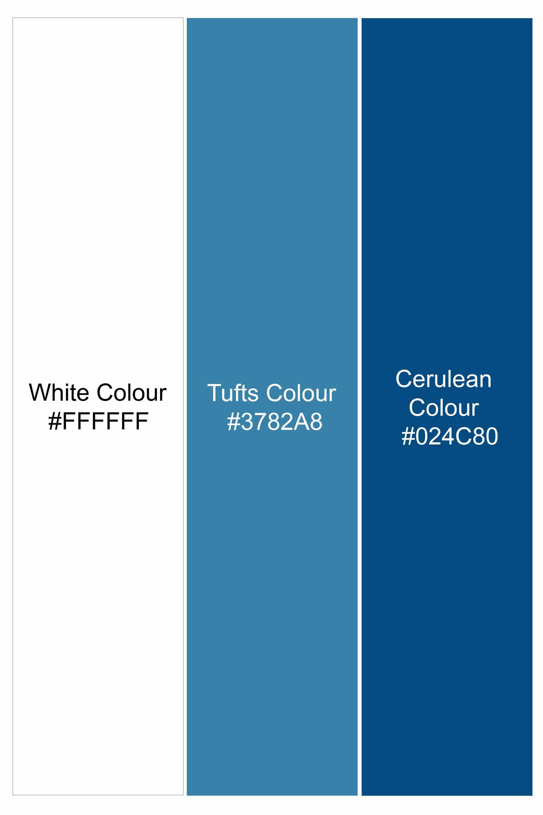 Bright White with Tufts Blue Plaid Premium Cotton Shirt 11574-38, 11574-H-38, 11574-39, 11574-H-39, 11574-40, 11574-H-40, 11574-42, 11574-H-42, 11574-44, 11574-H-44, 11574-46, 11574-H-46, 11574-48, 11574-H-48, 11574-50, 11574-H-50, 11574-52, 11574-H-52