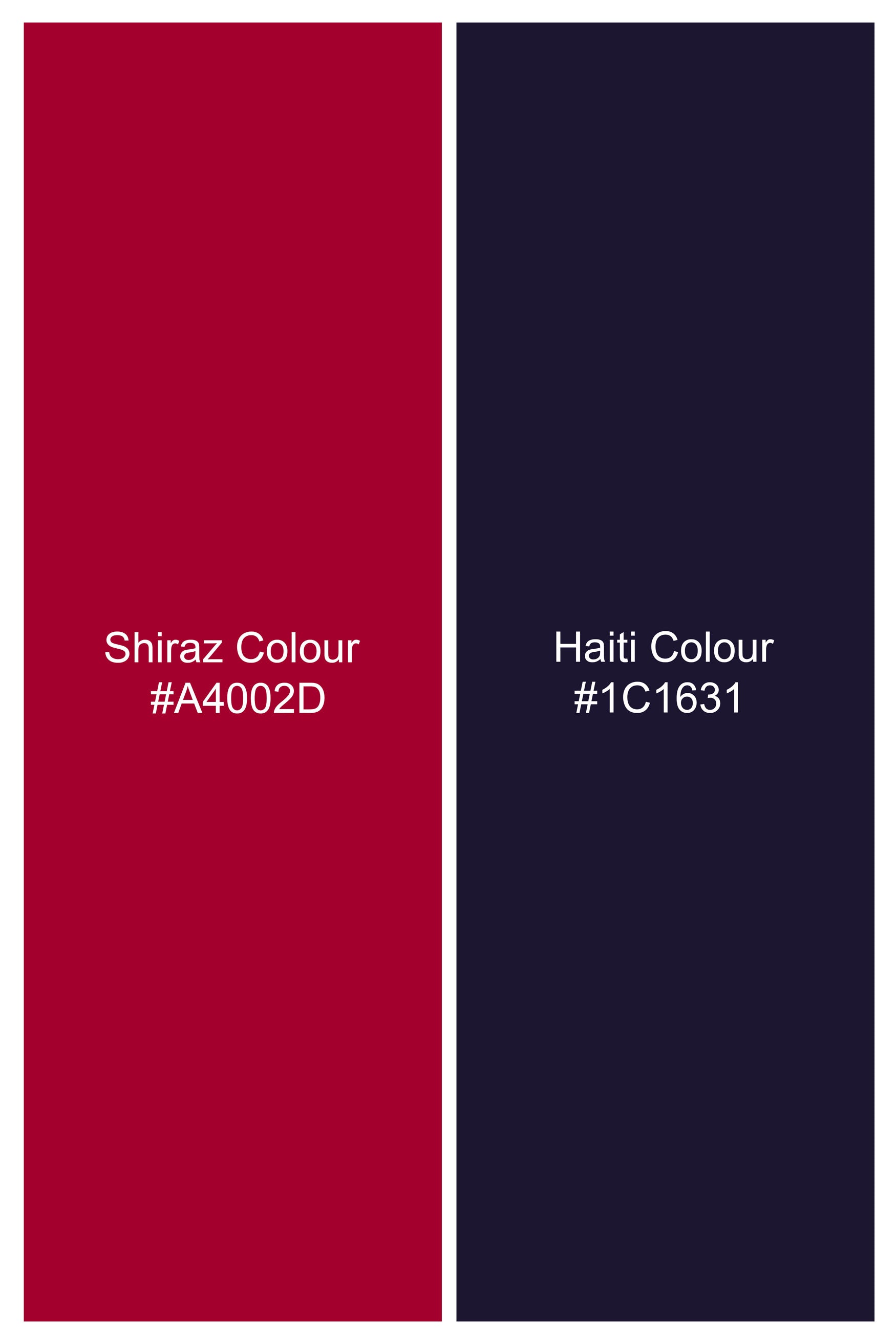 Shiraz Red and Haiti Blue Twill Checkered Premium Cotton Shirt 11676-CC-38, 11676-CC-H-38, 11676-CC-39, 11676-CC-H-39, 11676-CC-40, 11676-CC-H-40, 11676-CC-42, 11676-CC-H-42, 11676-CC-44, 11676-CC-H-44, 11676-CC-46, 11676-CC-H-46, 11676-CC-48, 11676-CC-H-48, 11676-CC-50, 11676-CC-H-50, 11676-CC-52, 11676-CC-H-52