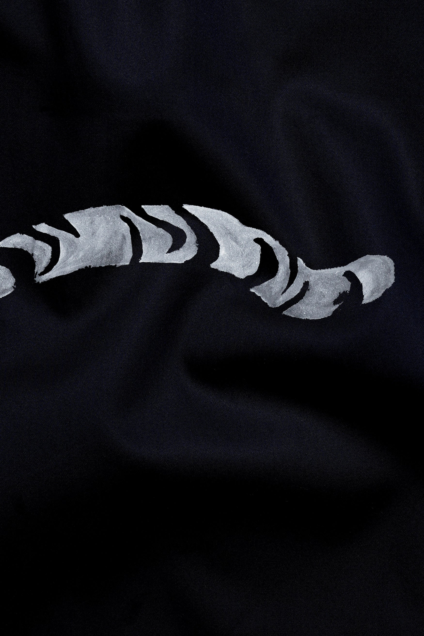 Jade black Tiger Hand Painted Subtle Sheen Super Soft Premium Cotton Designer Shirt