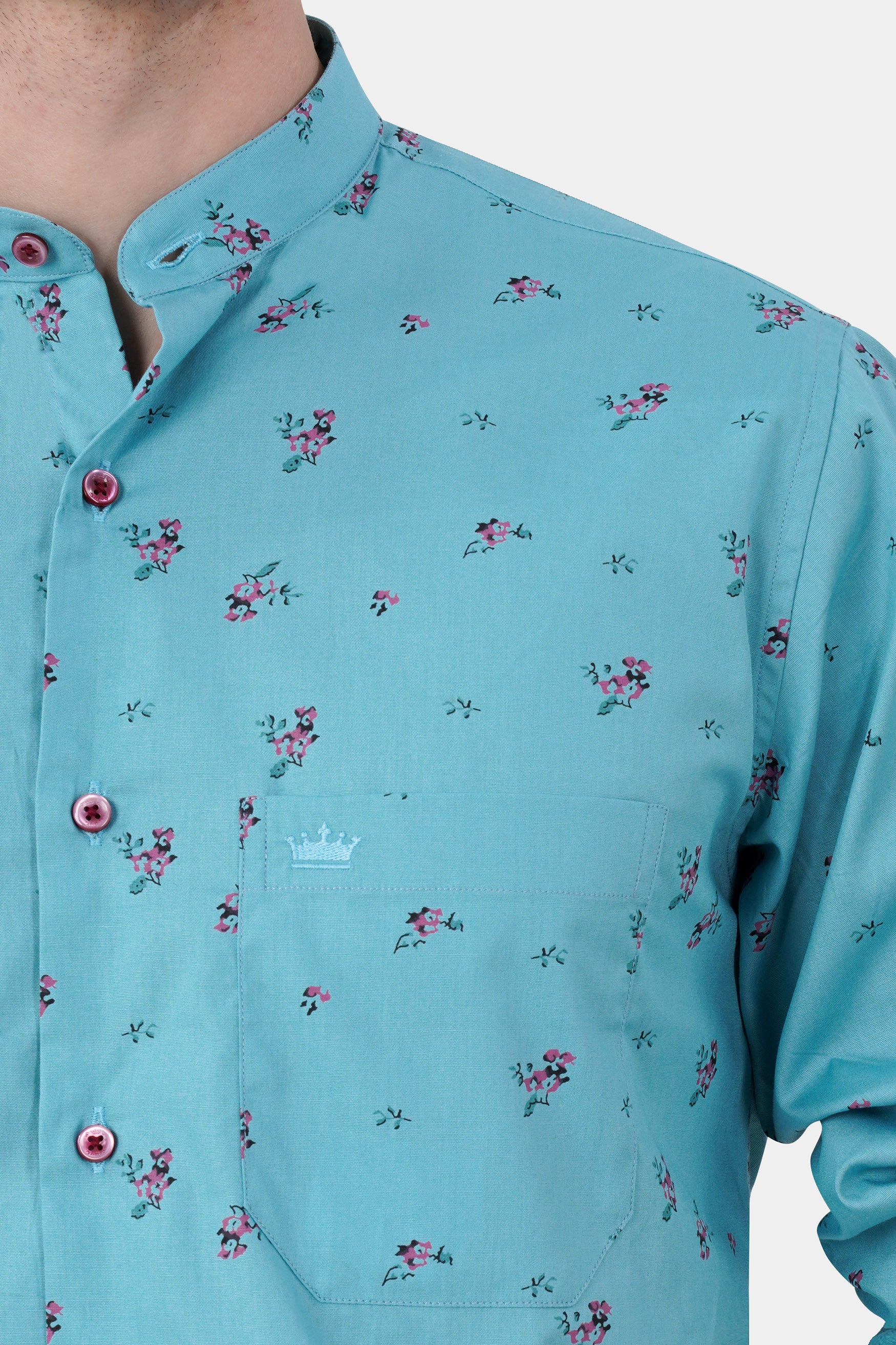 Glacier Blue and Fuchsia Pink Ditsy Printed Premium Cotton Shirt 11713-M-MN-38, 11713-M-MN-H-38, 11713-M-MN-39, 11713-M-MN-H-39, 11713-M-MN-40, 11713-M-MN-H-40, 11713-M-MN-42, 11713-M-MN-H-42, 11713-M-MN-44, 11713-M-MN-H-44, 11713-M-MN-46, 11713-M-MN-H-46, 11713-M-MN-48, 11713-M-MN-H-48, 11713-M-MN-50, 11713-M-MN-H-50, 11713-M-MN-52, 11713-M-MN-H-52