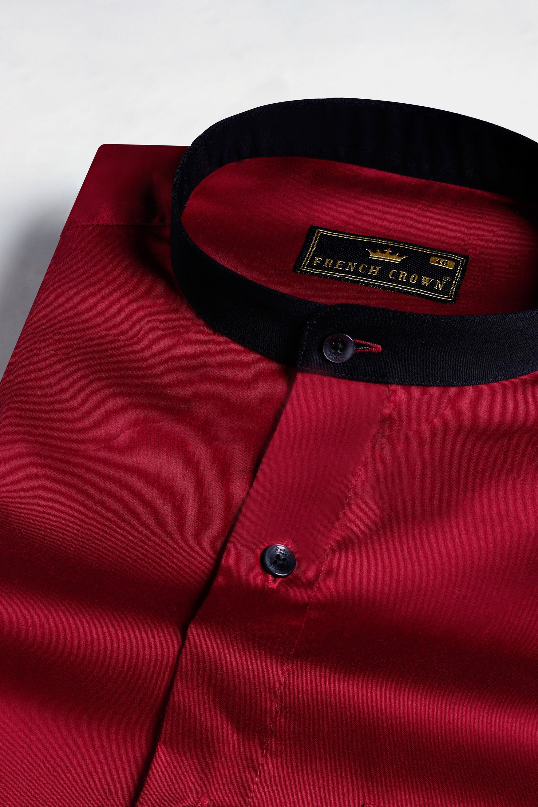 Bordeaux Red with Black Cuffs and Collar Subtle Sheen Super Soft Premium Cotton Shirt 11743-M-BCC-BLK-38, 11743-M-BCC-BLK-H-38, 11743-M-BCC-BLK-39, 11743-M-BCC-BLK-H-39, 11743-M-BCC-BLK-40, 11743-M-BCC-BLK-H-40, 11743-M-BCC-BLK-42, 11743-M-BCC-BLK-H-42, 11743-M-BCC-BLK-44, 11743-M-BCC-BLK-H-44, 11743-M-BCC-BLK-46, 11743-M-BCC-BLK-H-46, 11743-M-BCC-BLK-48, 11743-M-BCC-BLK-H-48, 11743-M-BCC-BLK-50, 11743-M-BCC-BLK-H-50, 11743-M-BCC-BLK-52, 11743-M-BCC-BLK-H-52