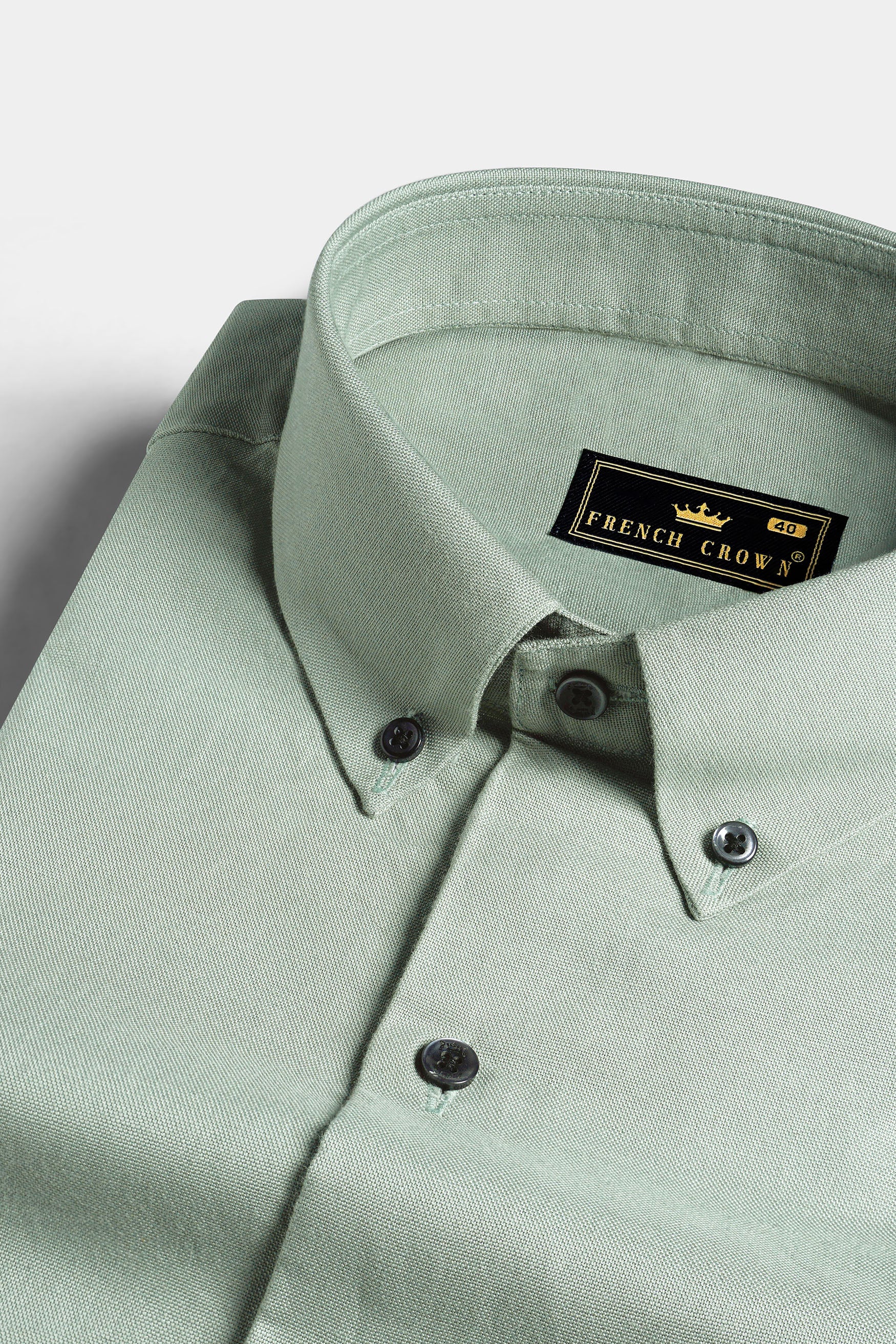 Nickel Green Royal Oxford Button Down Shirt
