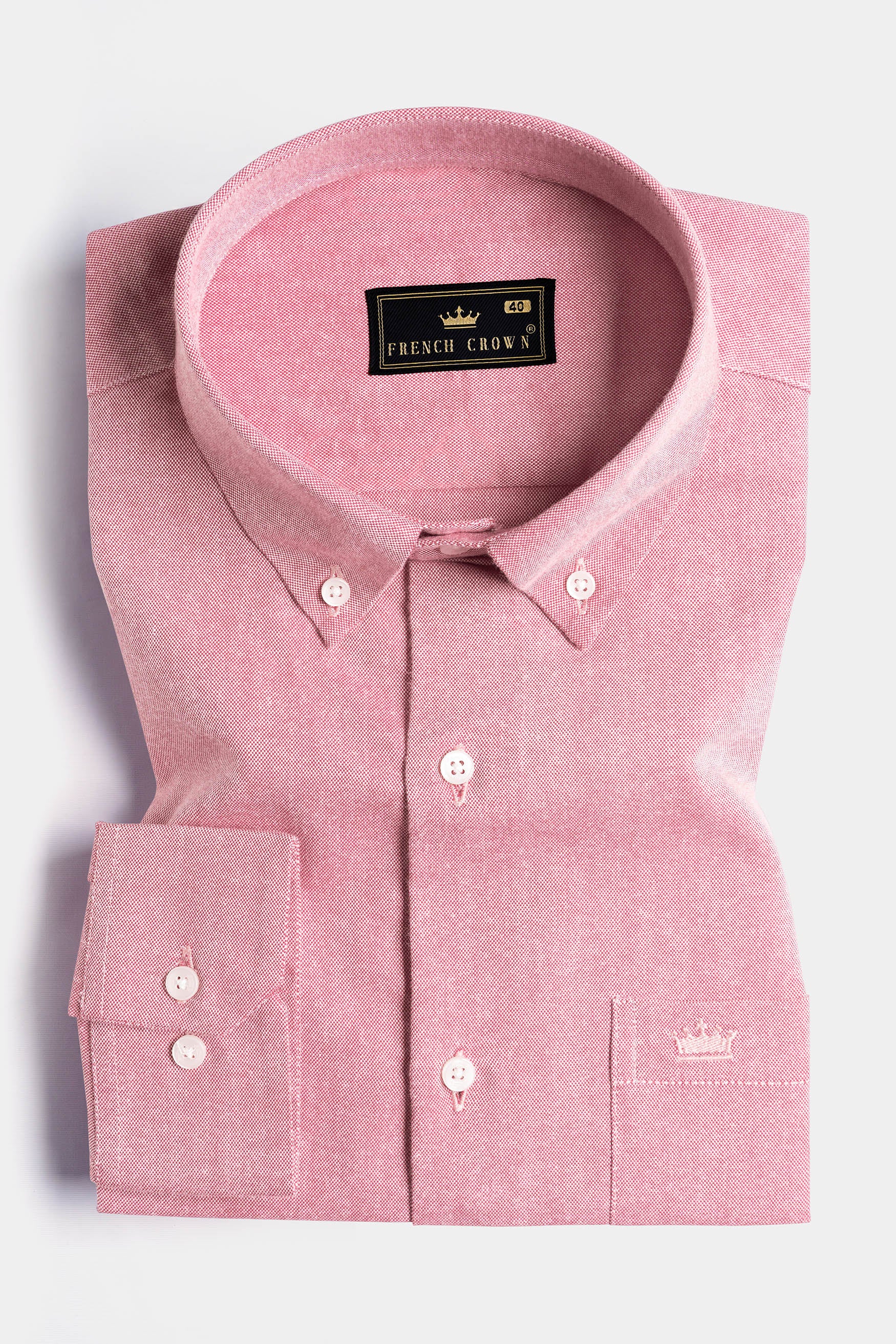 Wewak Pink Royal Oxford Button Down Shirt
