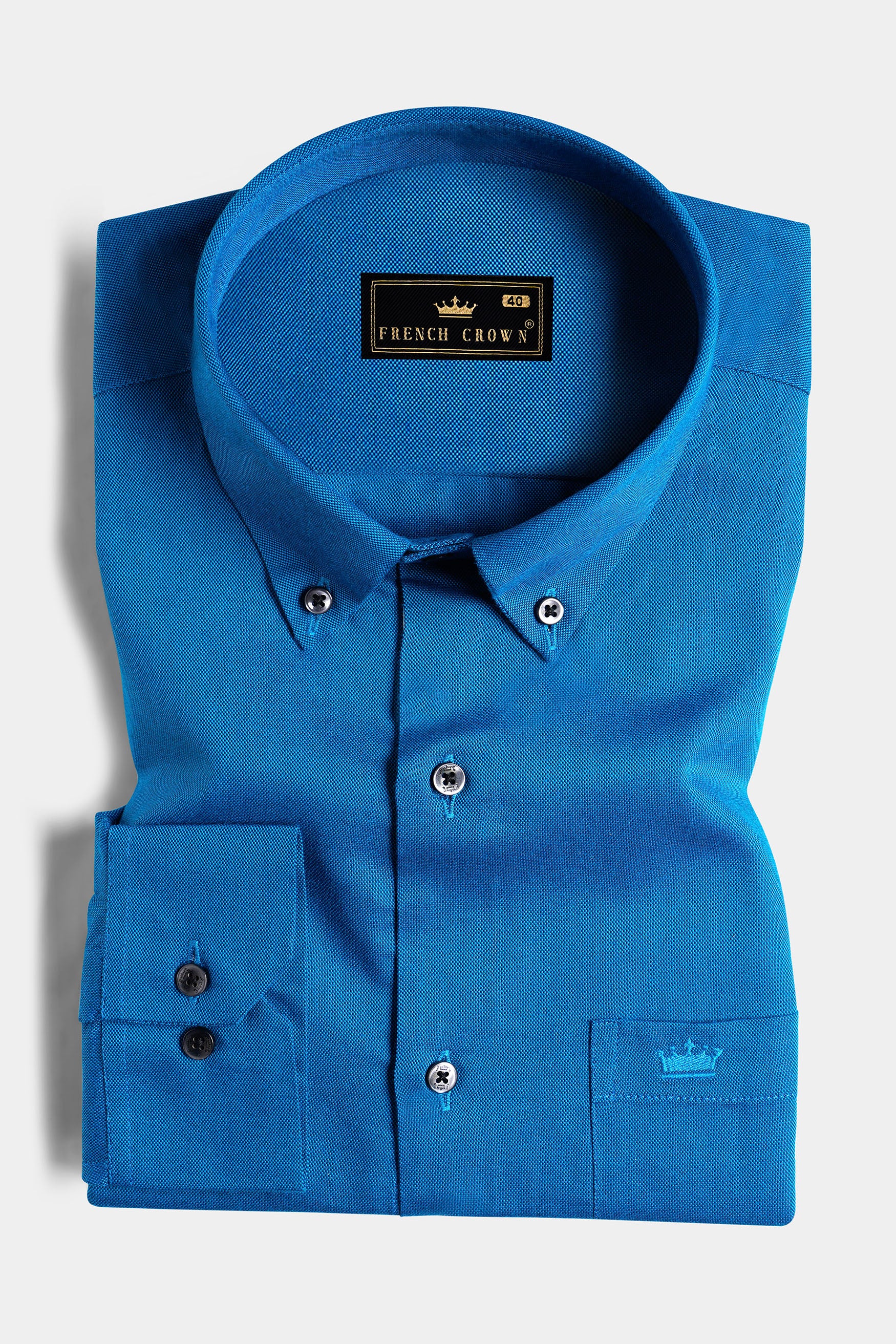 Bahama Blue Royal Oxford Button Down Shirt