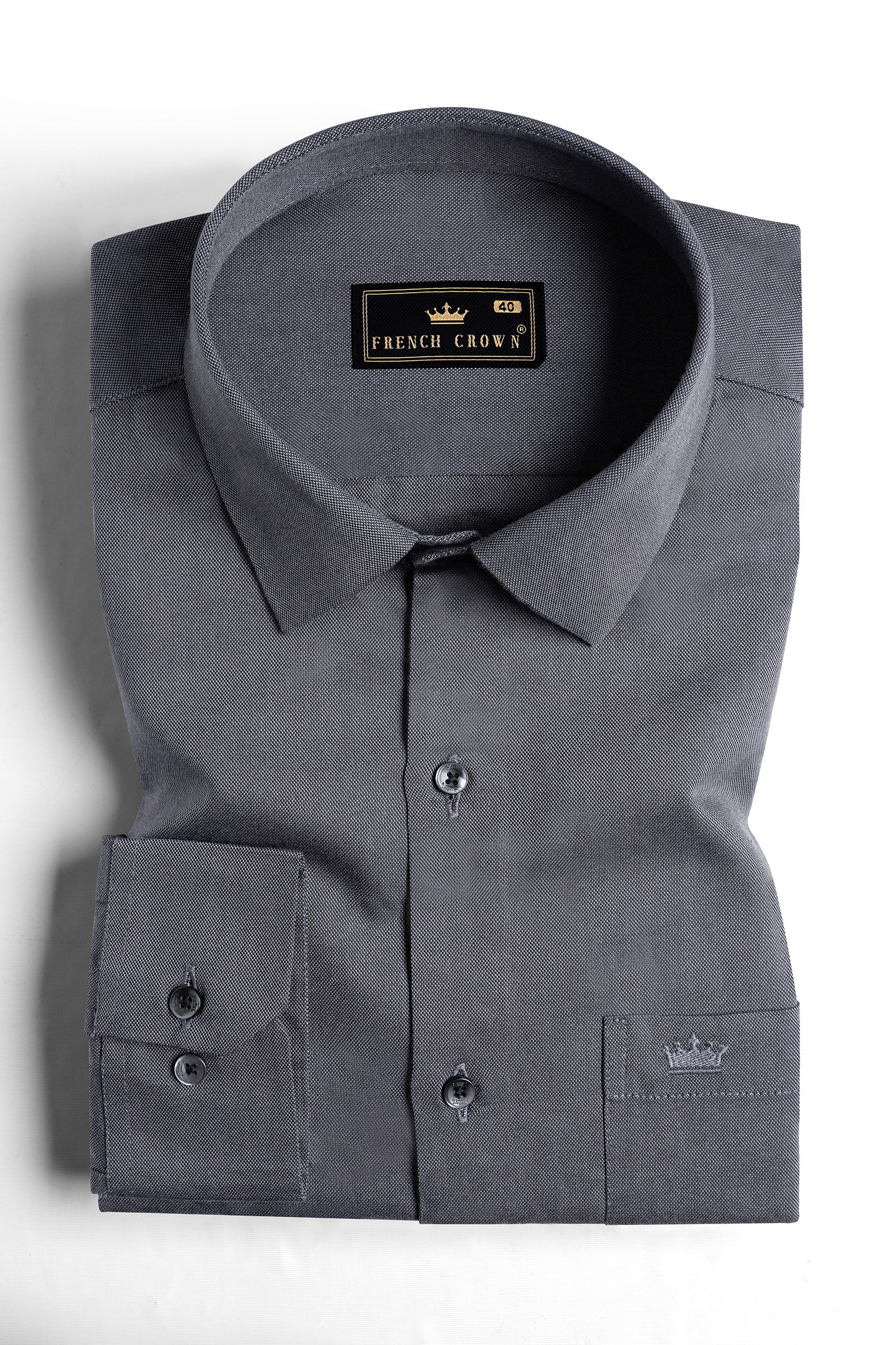 Wenge Gray Royal Oxford Shirt