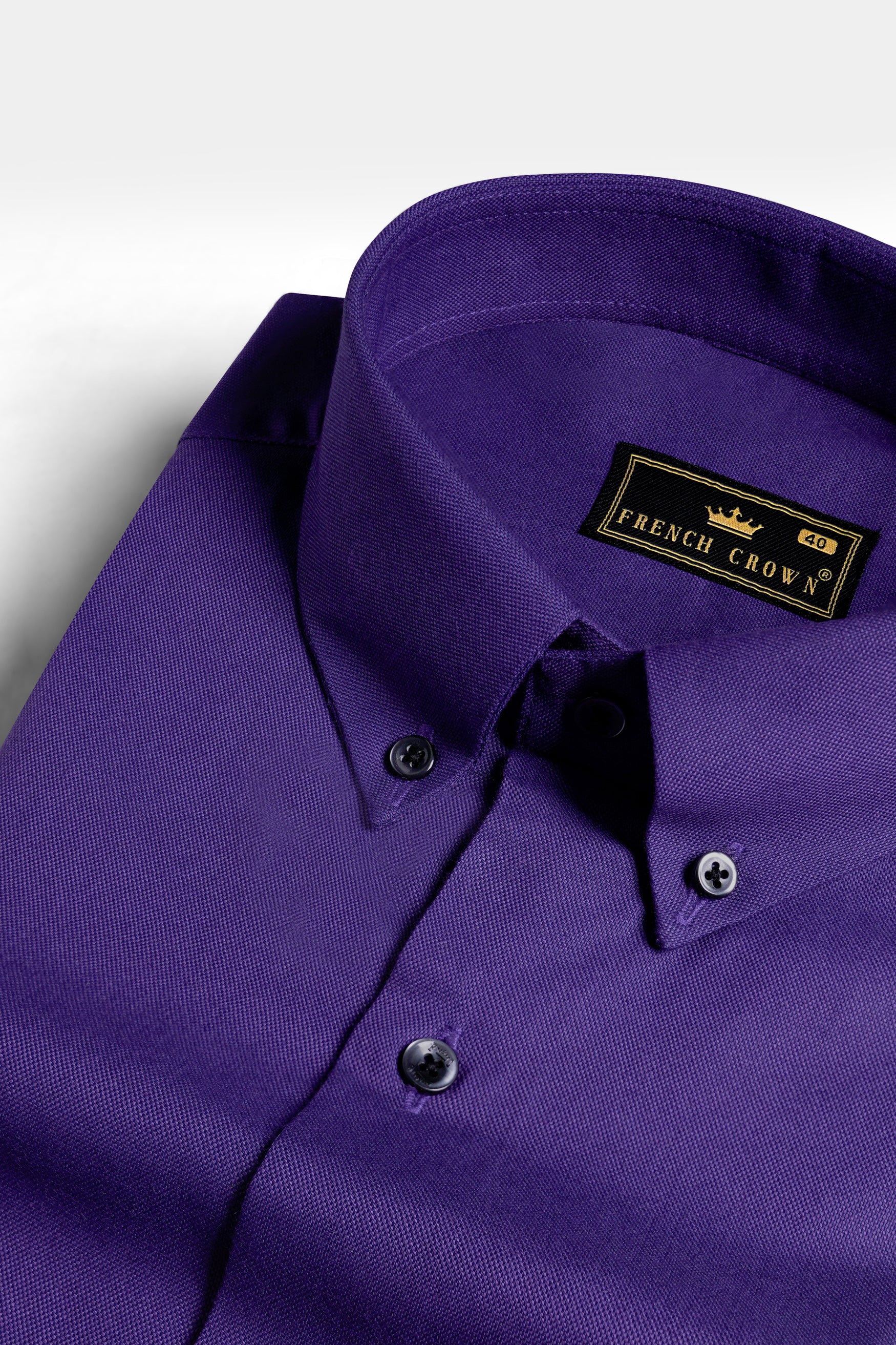 Meteorite Purple Royal Oxford Button Down Shirt