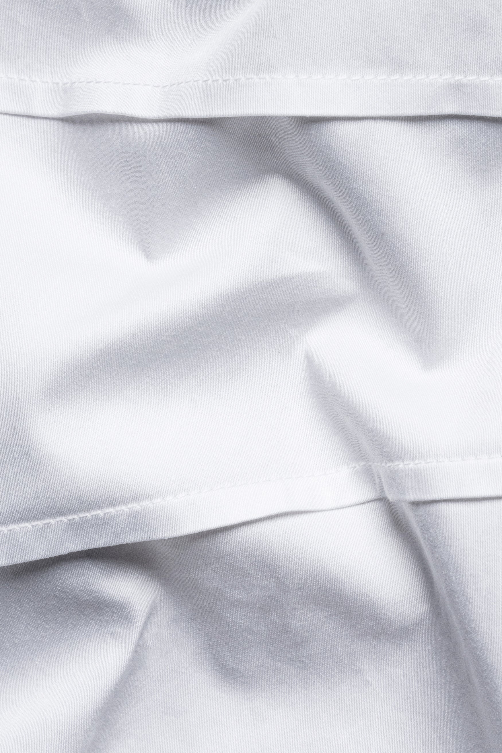 Bright White Infinite Lines Tucks Subtle Sheen Super Soft Premium Cotton Designer Shirt