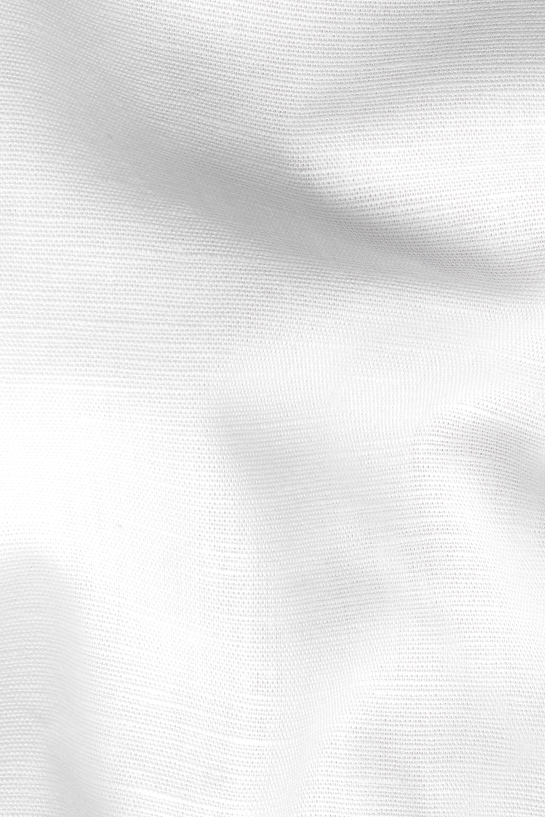 Bright White Luxurious Linen Co-Ord Set