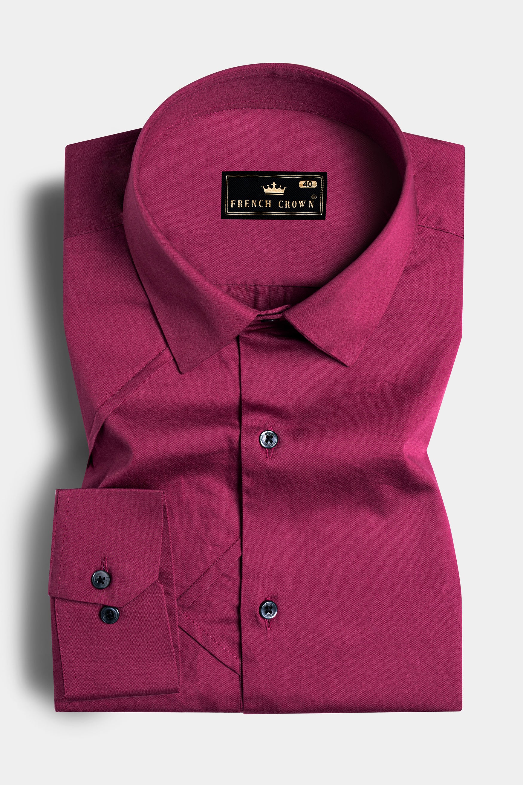 Camelot Pink Cross Tucks Subtle Sheen Super Soft Premium Cotton Designer Shirt