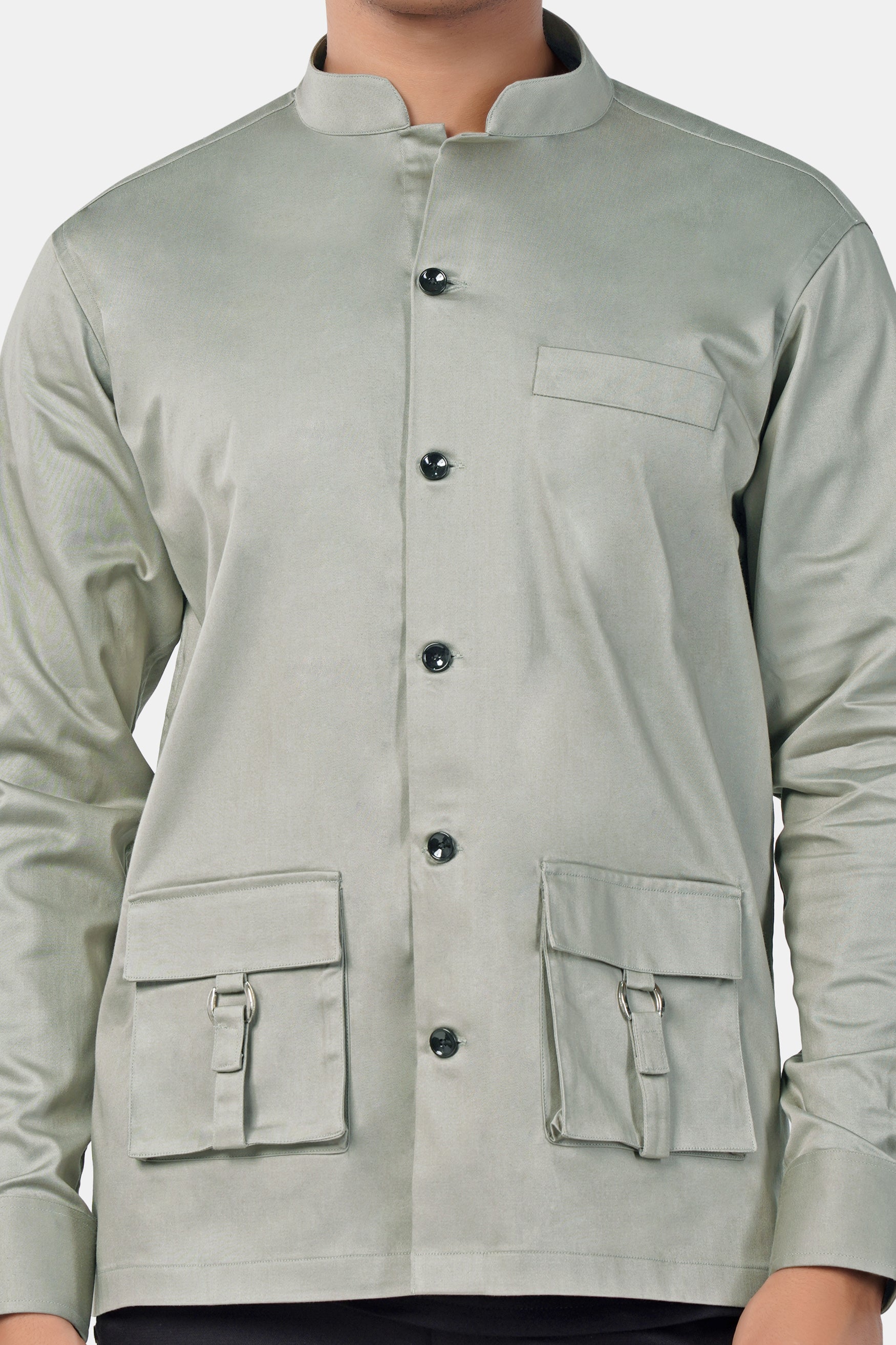 Chalice Gray Premium Cotton Designer Jacket