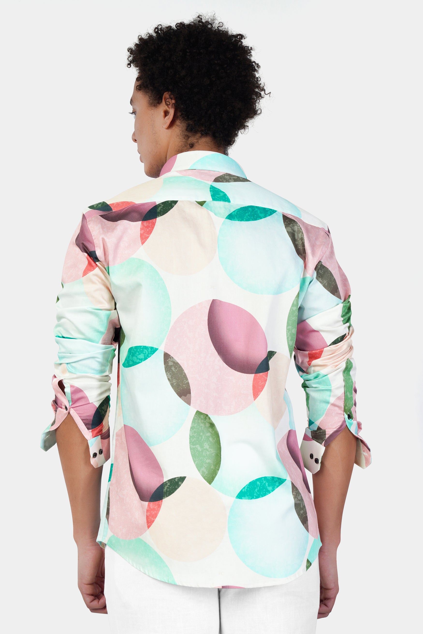 Bright White with Pastel Pink and Edgewater Green Abstract Printed Subtle Sheen Super Soft Premium Cotton Designer Shirt 12042-BLK-38, 12042-BLK-H-38, 12042-BLK-39, 12042-BLK-H-39, 12042-BLK-40, 12042-BLK-H-40, 12042-BLK-42, 12042-BLK-H-42, 12042-BLK-44, 12042-BLK-H-44, 12042-BLK-46, 12042-BLK-H-46, 12042-BLK-48, 12042-BLK-H-48, 12042-BLK-50, 12042-BLK-H-50, 12042-BLK-52, 12042-BLK-H-52