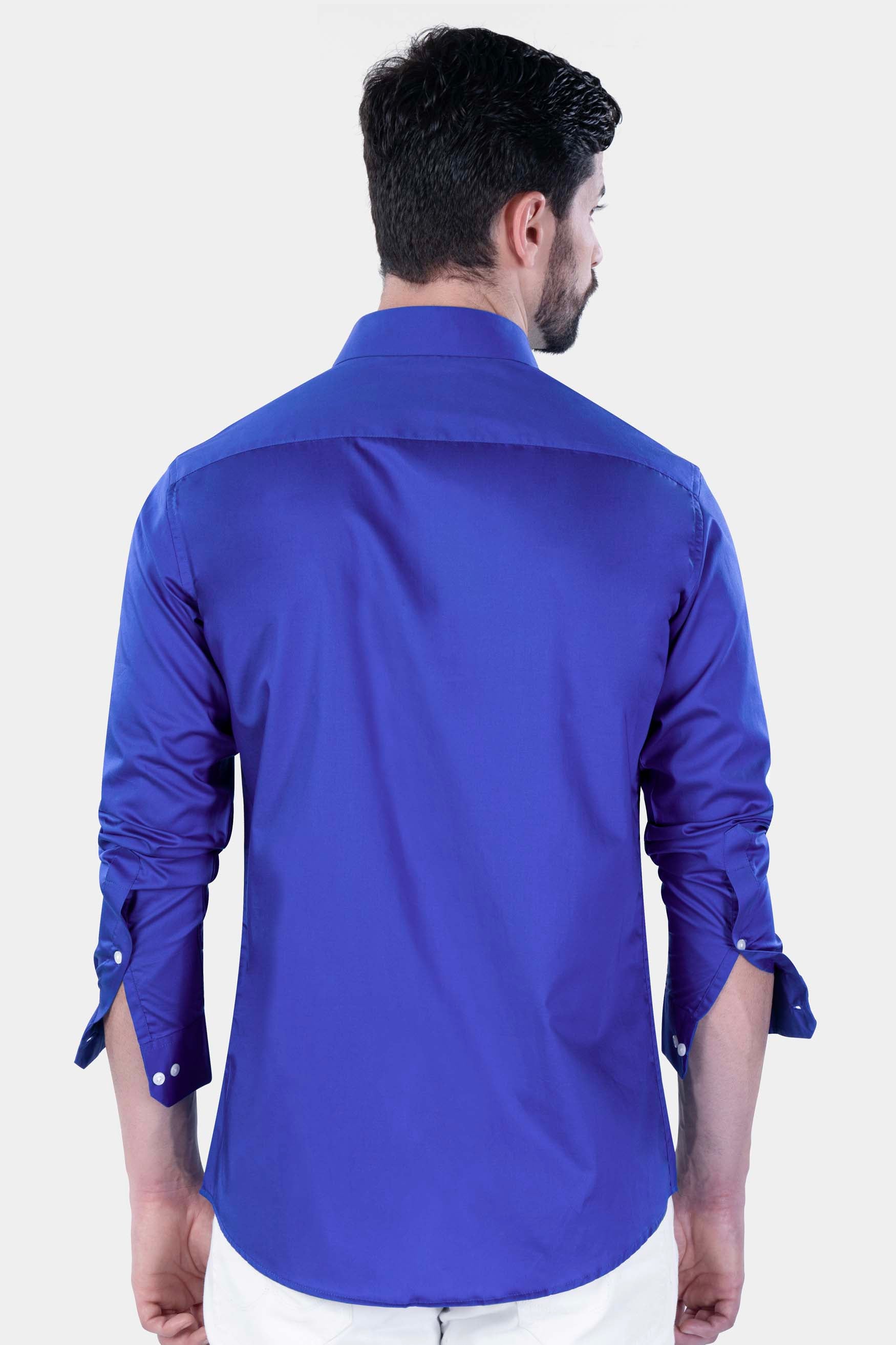 Cerulean Blue Brand Name Embroidered Subtle Sheen Super Soft Premium Cotton Designer Shirt 12102-E356-38, 12102-E356-H-38, 12102-E356-39, 12102-E356-H-39, 12102-E356-40, 12102-E356-H-40, 12102-E356-42, 12102-E356-H-42, 12102-E356-44, 12102-E356-H-44, 12102-E356-46, 12102-E356-H-46, 12102-E356-48, 12102-E356-H-48, 12102-E356-50, 12102-E356-H-50, 12102-E356-52, 12102-E356-H-52