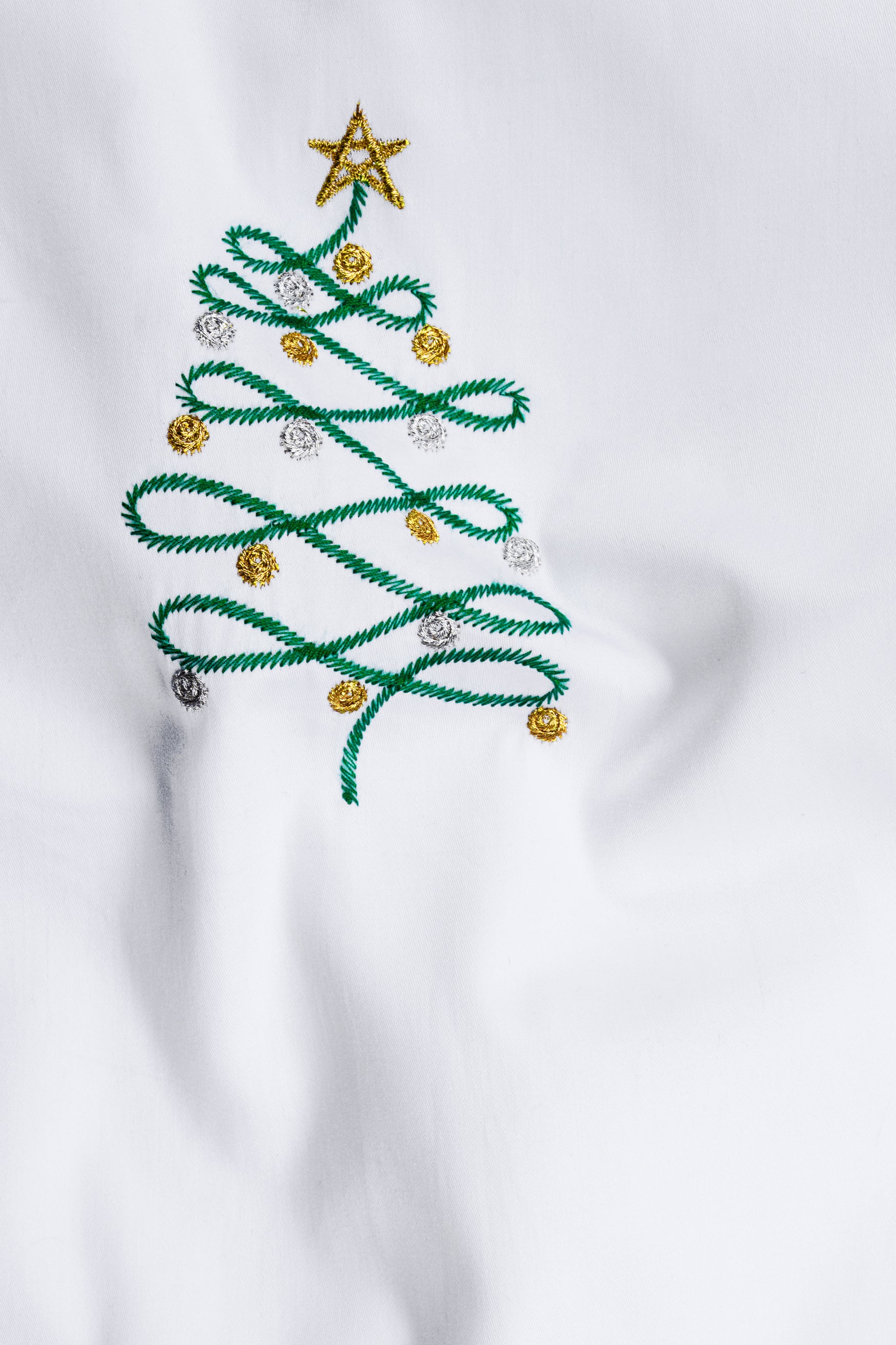 Bright White with Unique Christmas Tree Embroidered Subtle Sheen Super Soft Premium Cotton Designer Shirt 12225-NP-E378-38, 12225-NP-E378-H-38, 12225-NP-E378-39, 12225-NP-E378-H-39, 12225-NP-E378-40, 12225-NP-E378-H-40, 12225-NP-E378-42, 12225-NP-E378-H-42, 12225-NP-E378-44, 12225-NP-E378-H-44, 12225-NP-E378-46, 12225-NP-E378-H-46, 12225-NP-E378-48, 12225-NP-E378-H-48, 12225-NP-E378-50, 12225-NP-E378-H-50, 12225-NP-E378-52, 12225-NP-E378-H-52