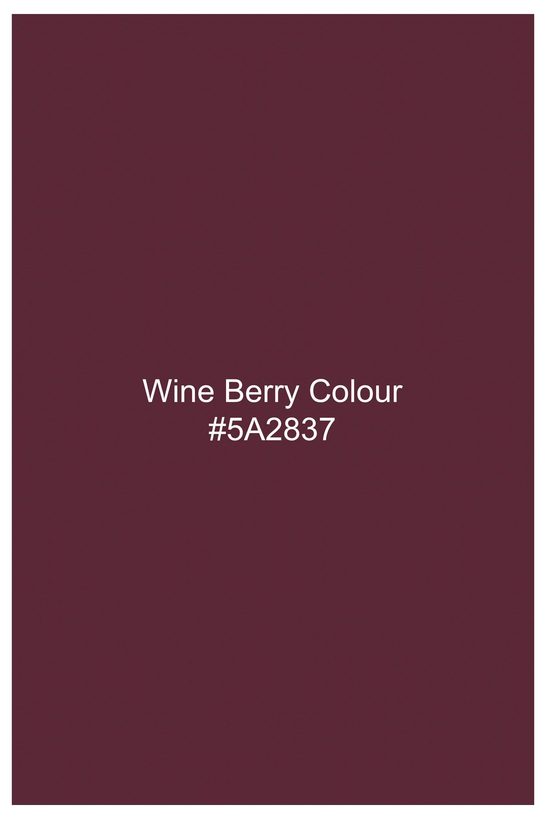 Wine Berry Red Heavyweight Herringbone Striped Premium Cotton Designer Overshirt/shacket