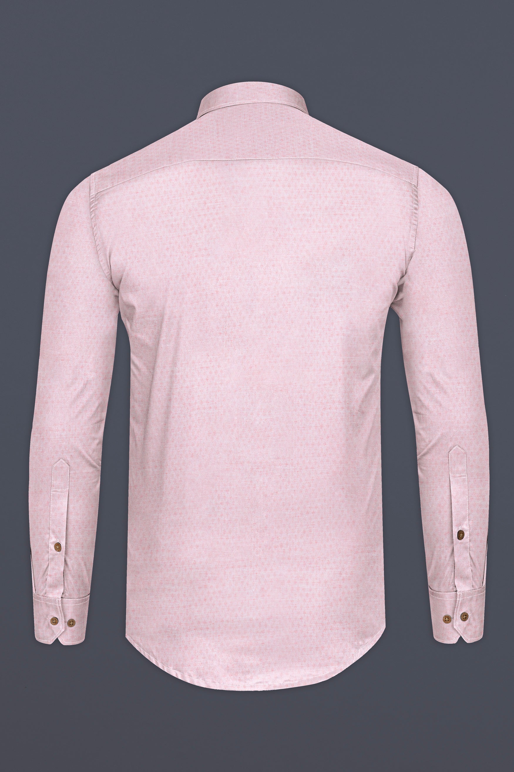 Flare Pink Dobby Textured Premium Giza Cotton Kurta Shirt