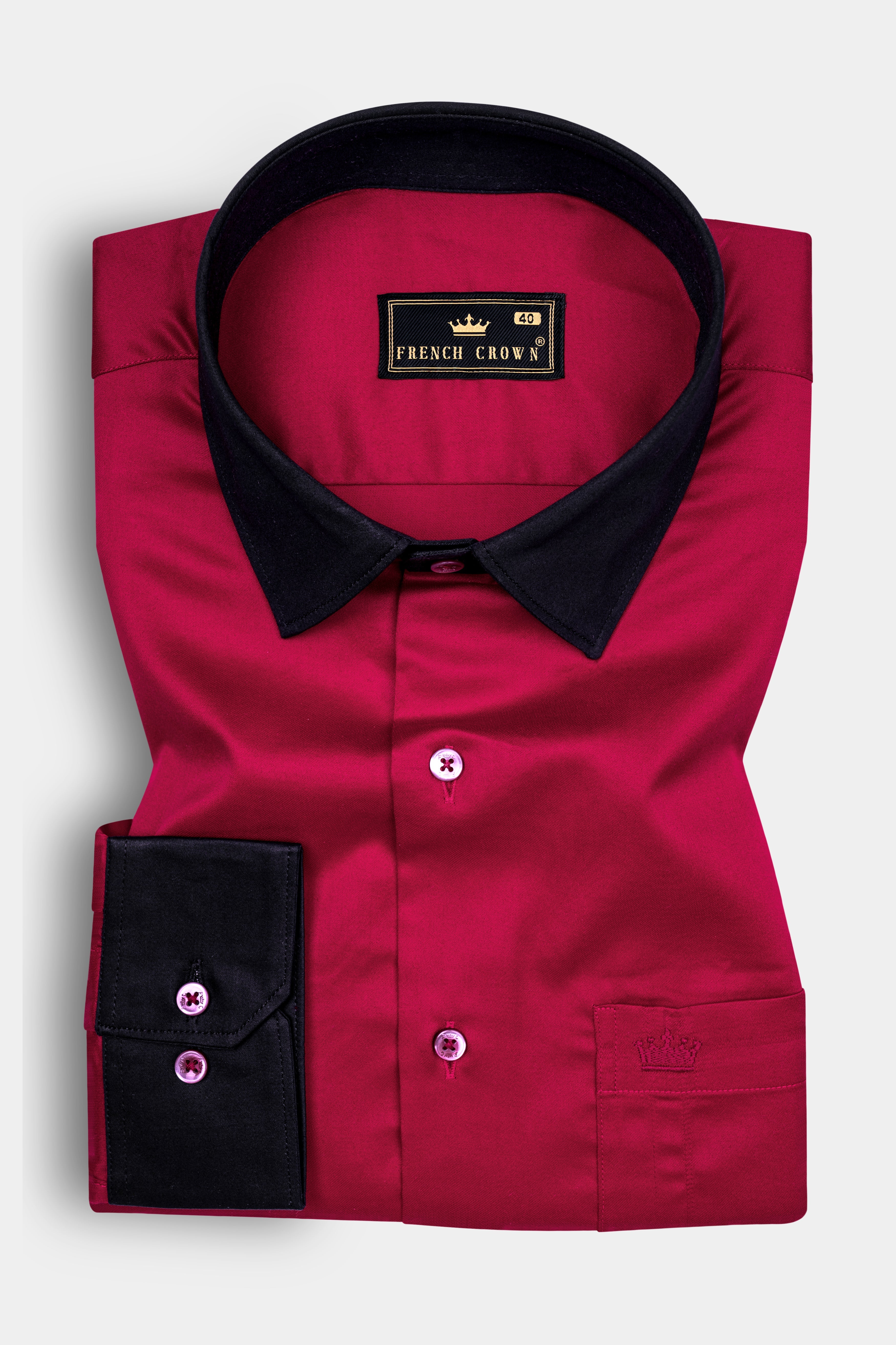 Paprika Red Super Soft Premium Cotton Shirt