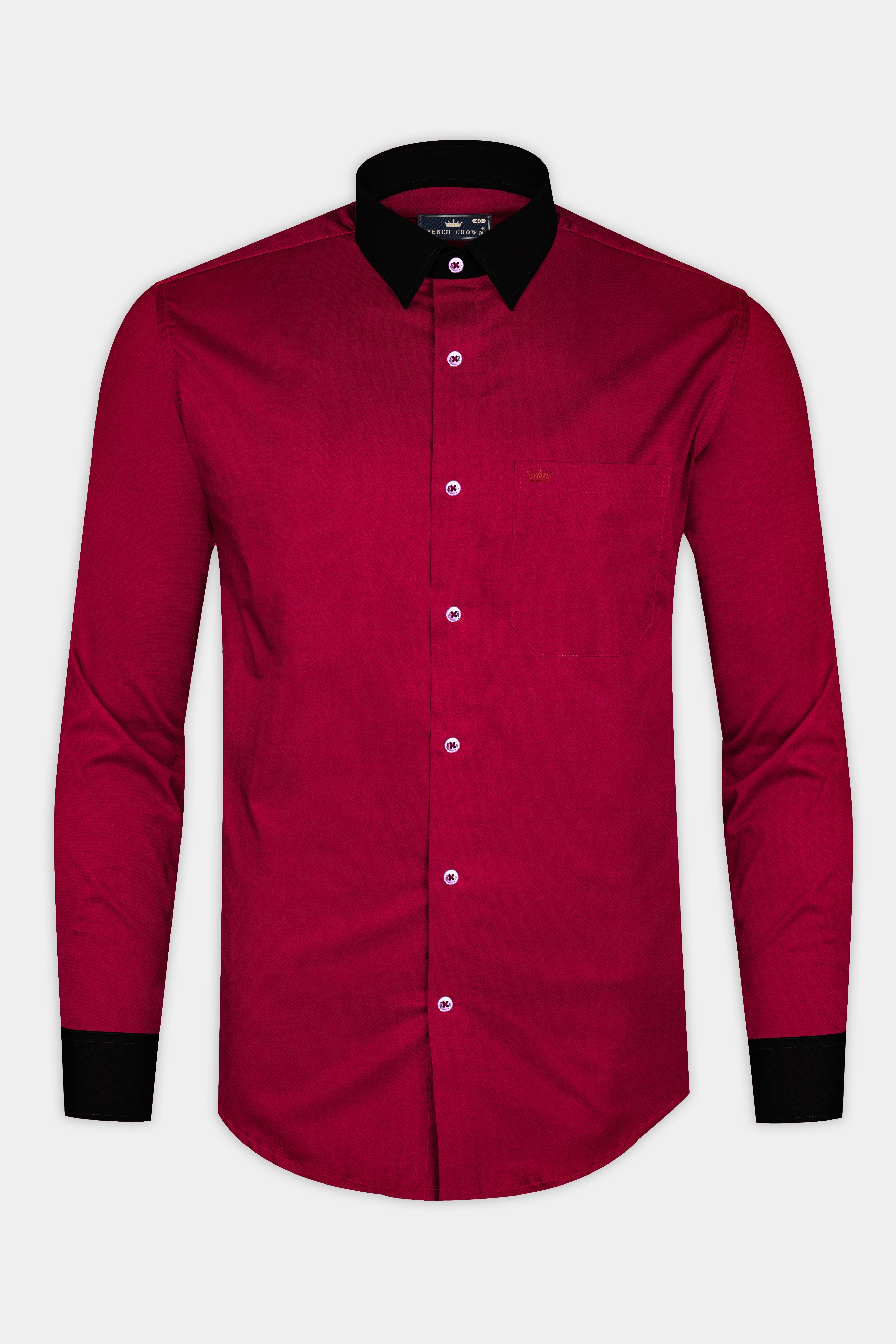 Paprika Red Super Soft Premium Cotton Shirt