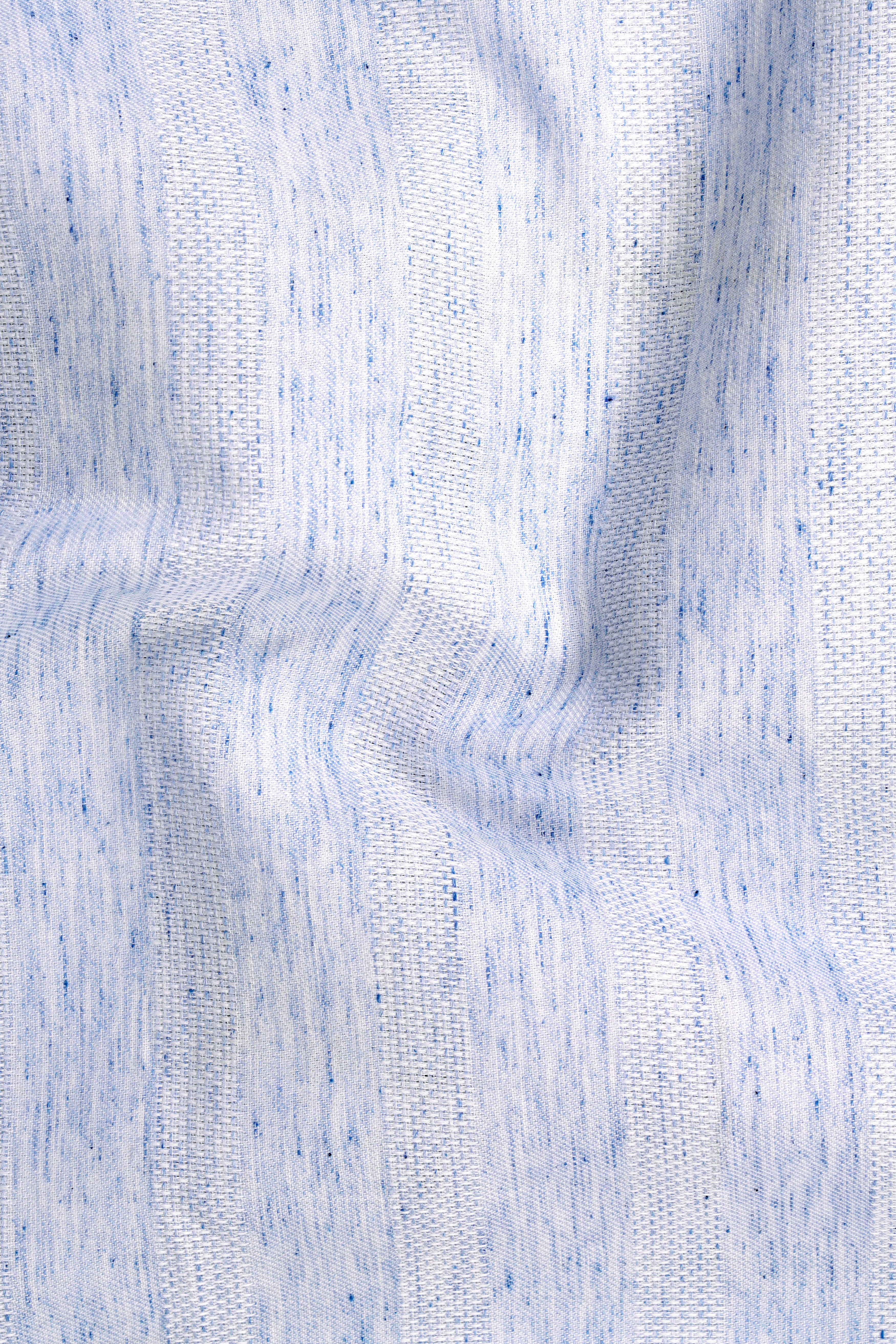 Periwinkle Blue Dobby Textured Premium Cotton Shirt