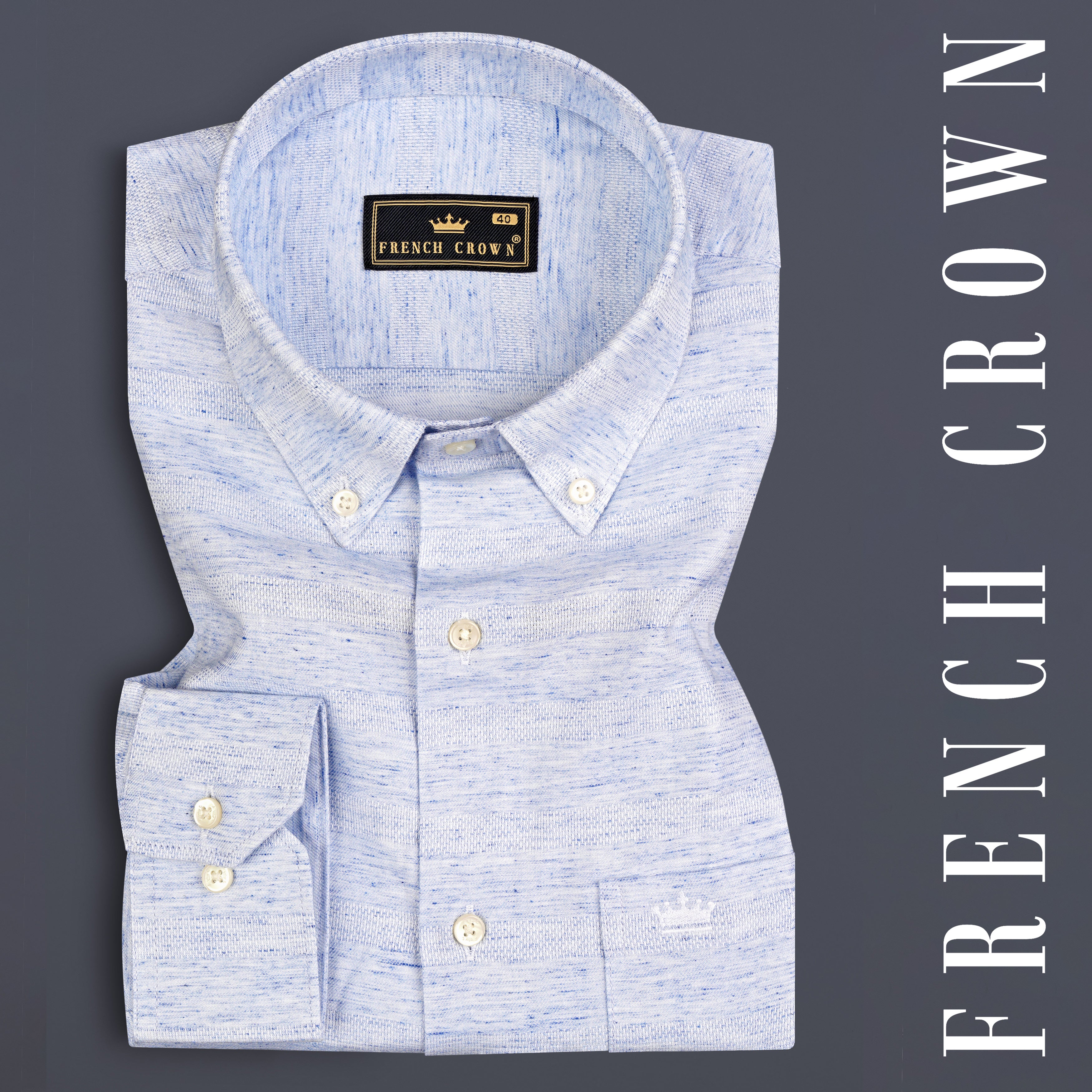 mens periwinkle dress shirt Roper Men's Solid Periwinkle Long Sleeve Shirt