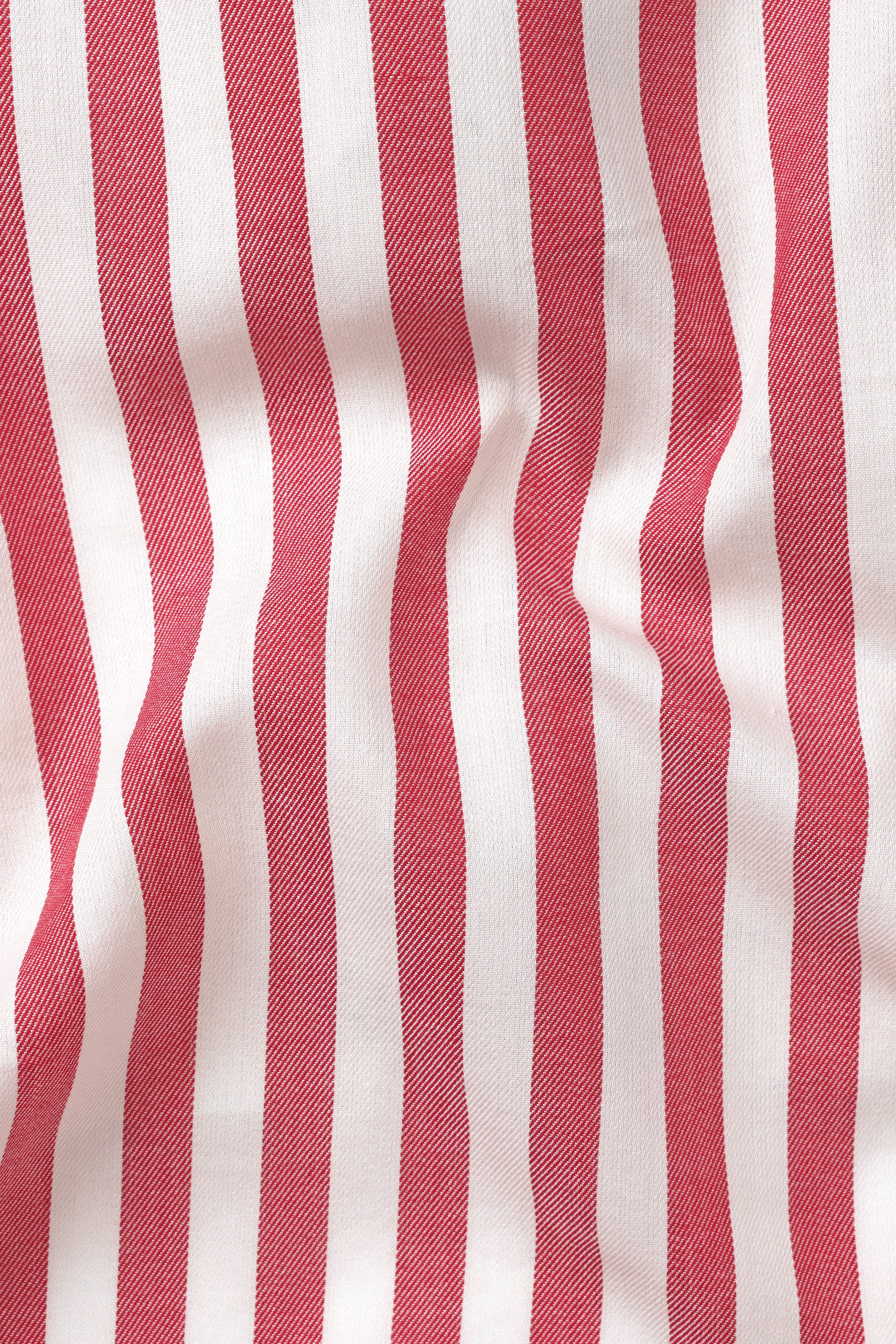 Mandy Pink with White Striped Dobby Shirt
