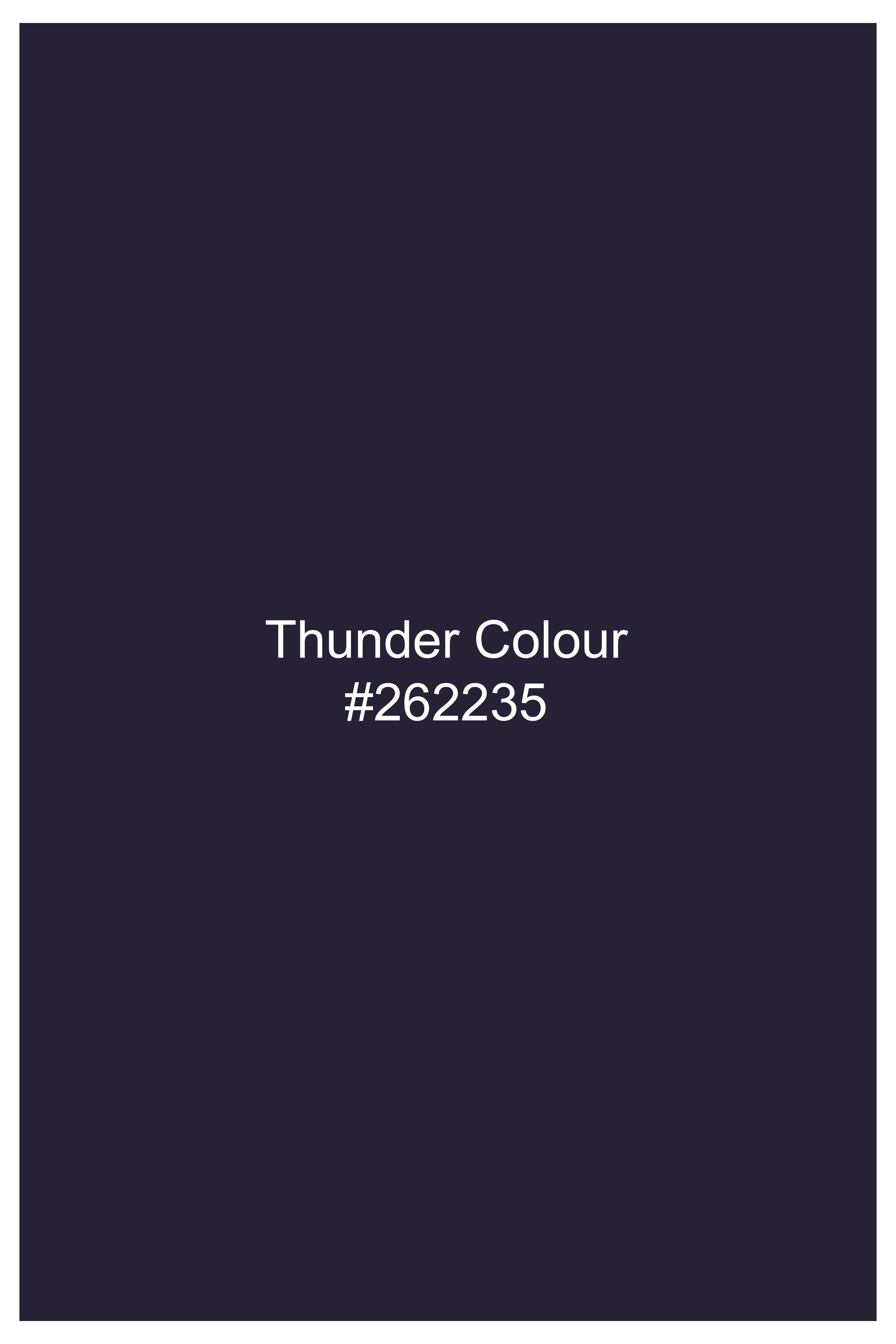 Thunder Blue Solid Royal Oxford Shirt