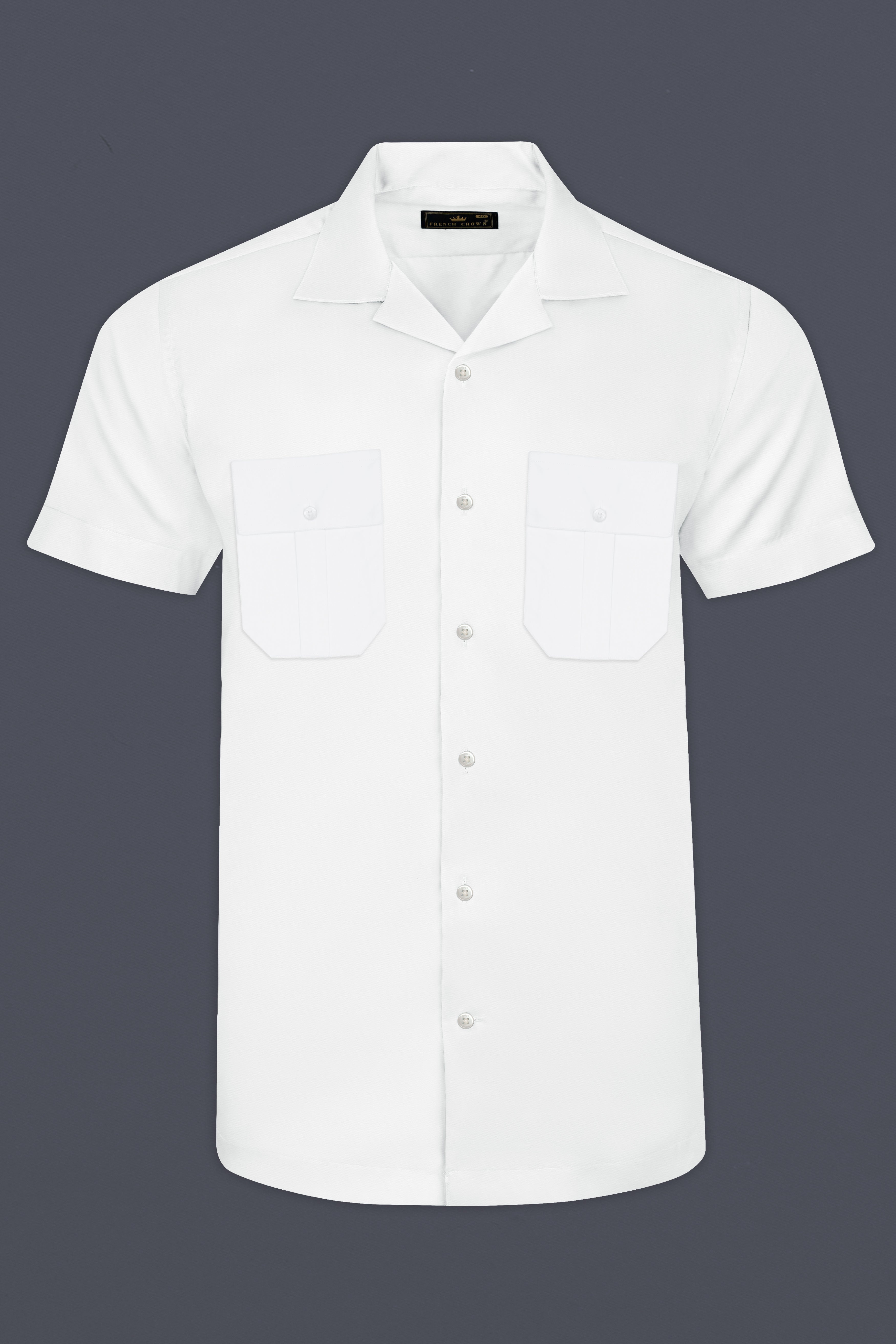 Bright White Super Soft Premium Cotton Designer Shirt