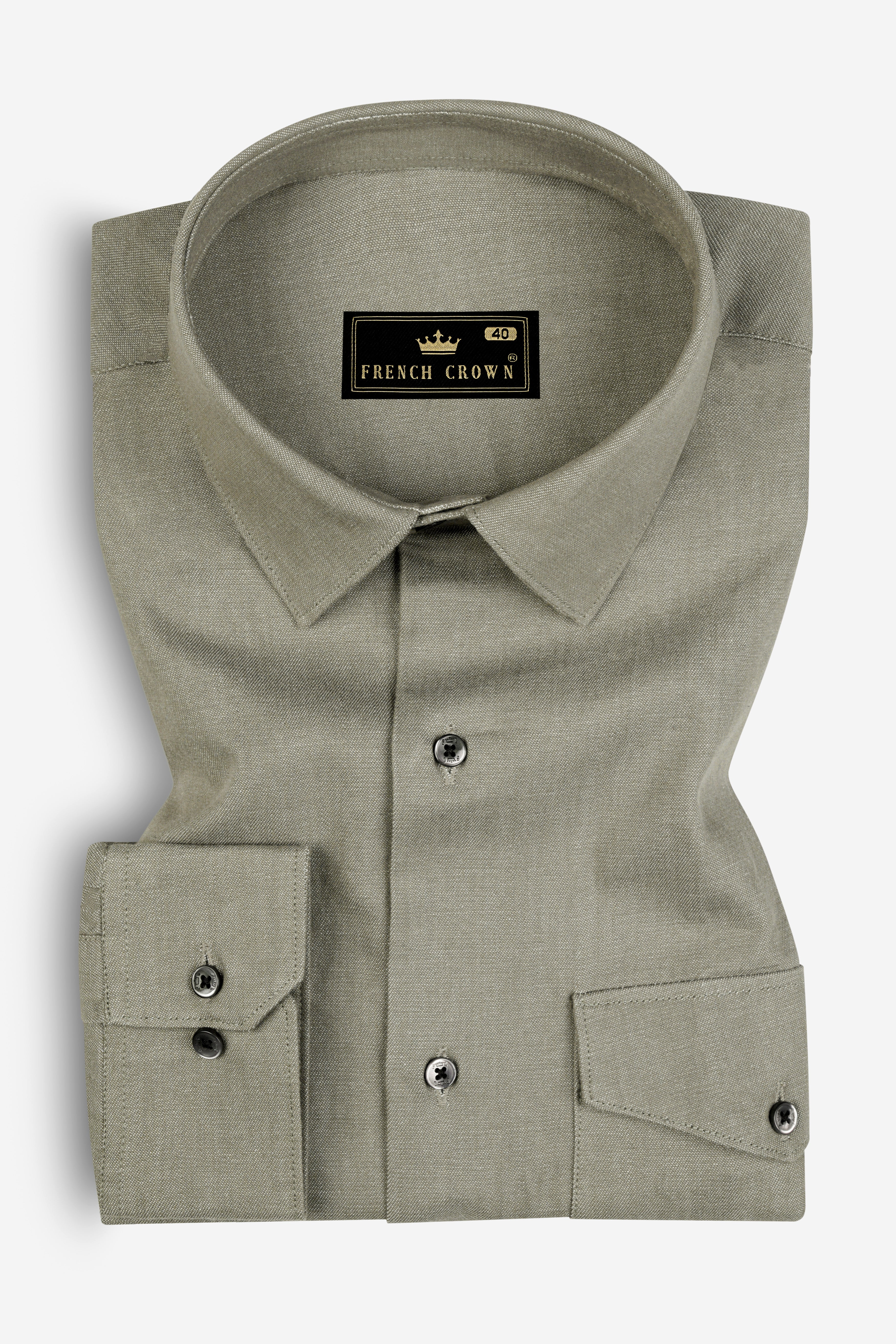 Granite Green Heavyweight Royal Oxford Overshirt/Shacket