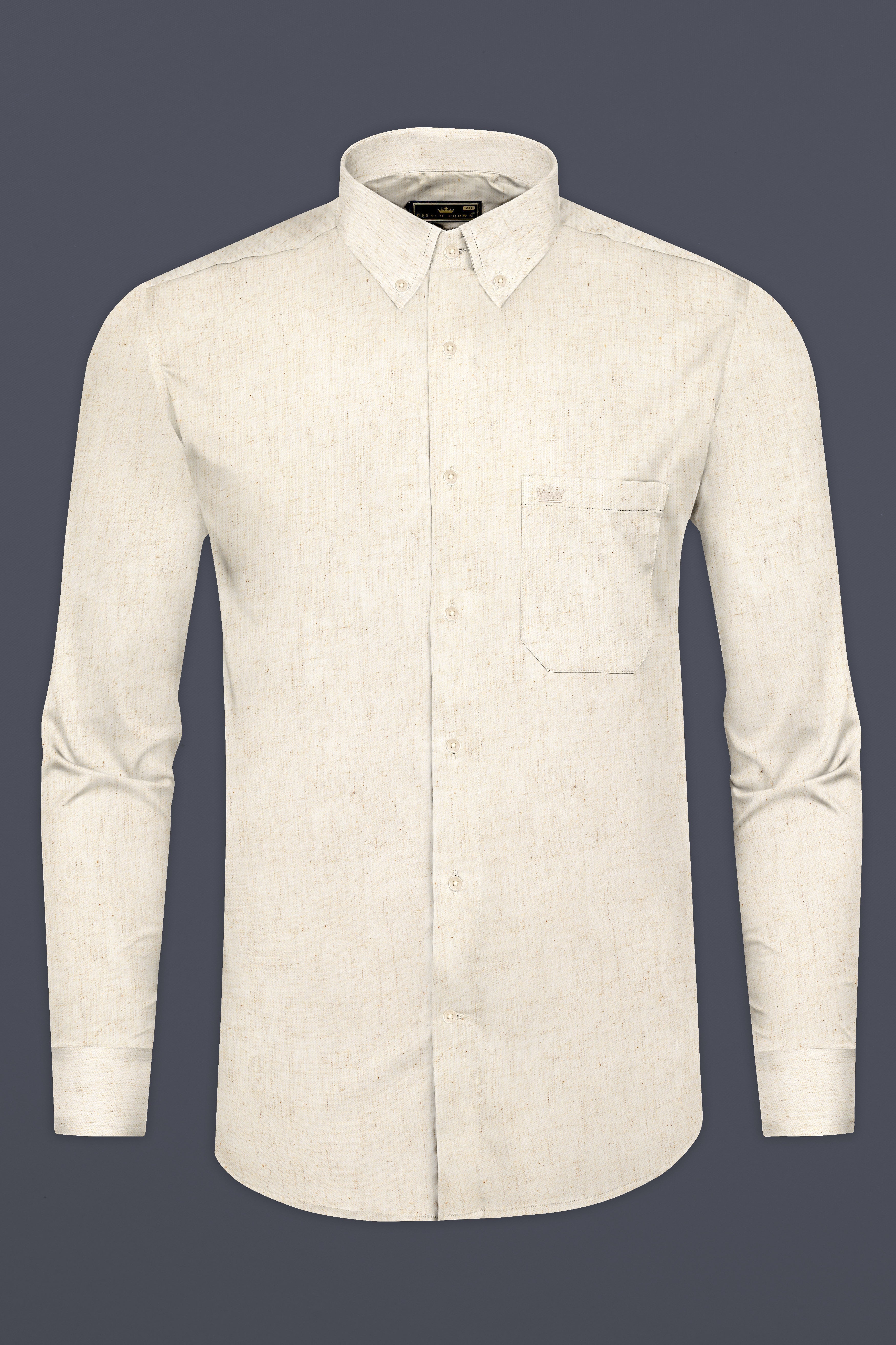 Parchment Cream Luxuries Linen Shirt