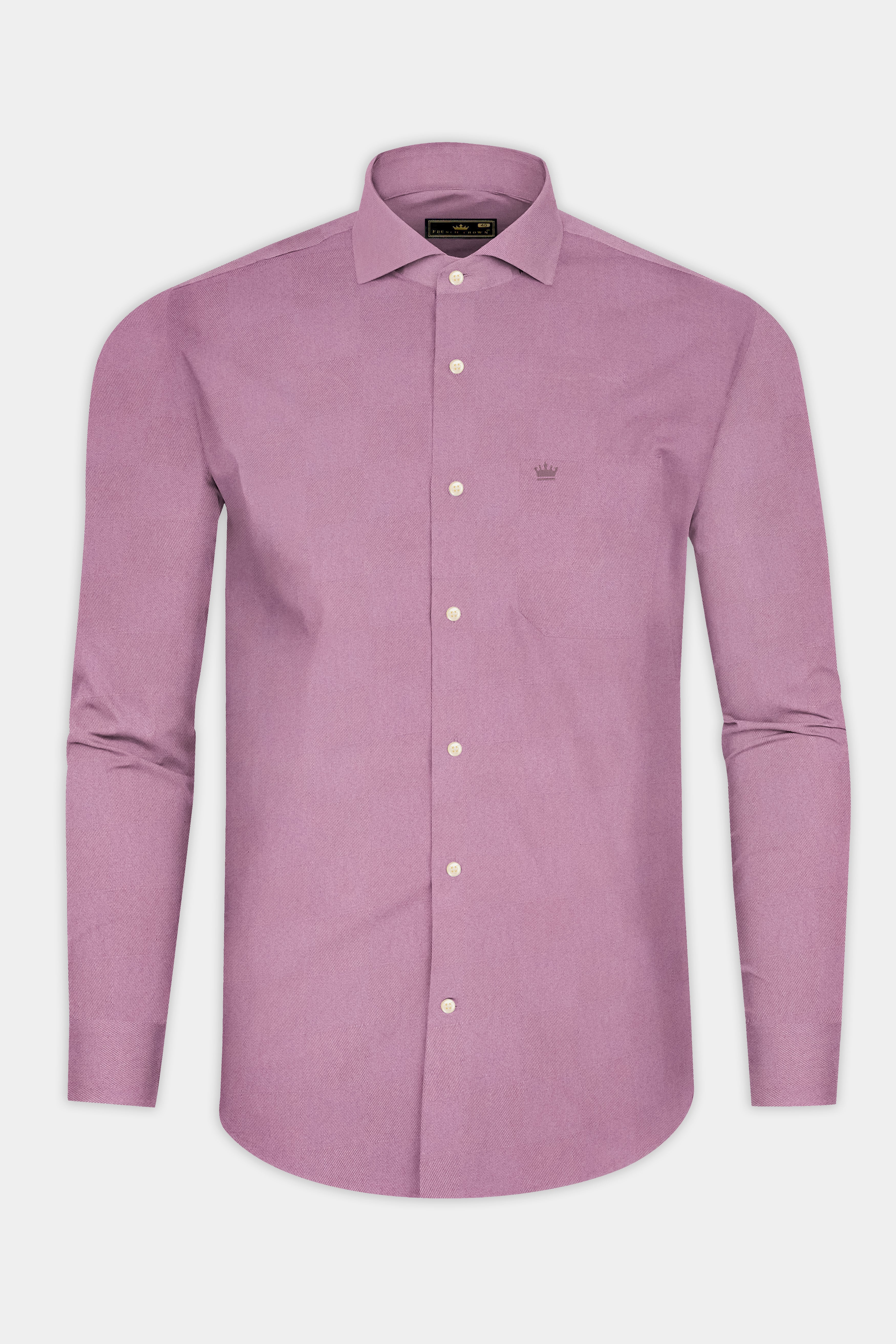 Dusty Lavender Dobby Textured Premium Shirt