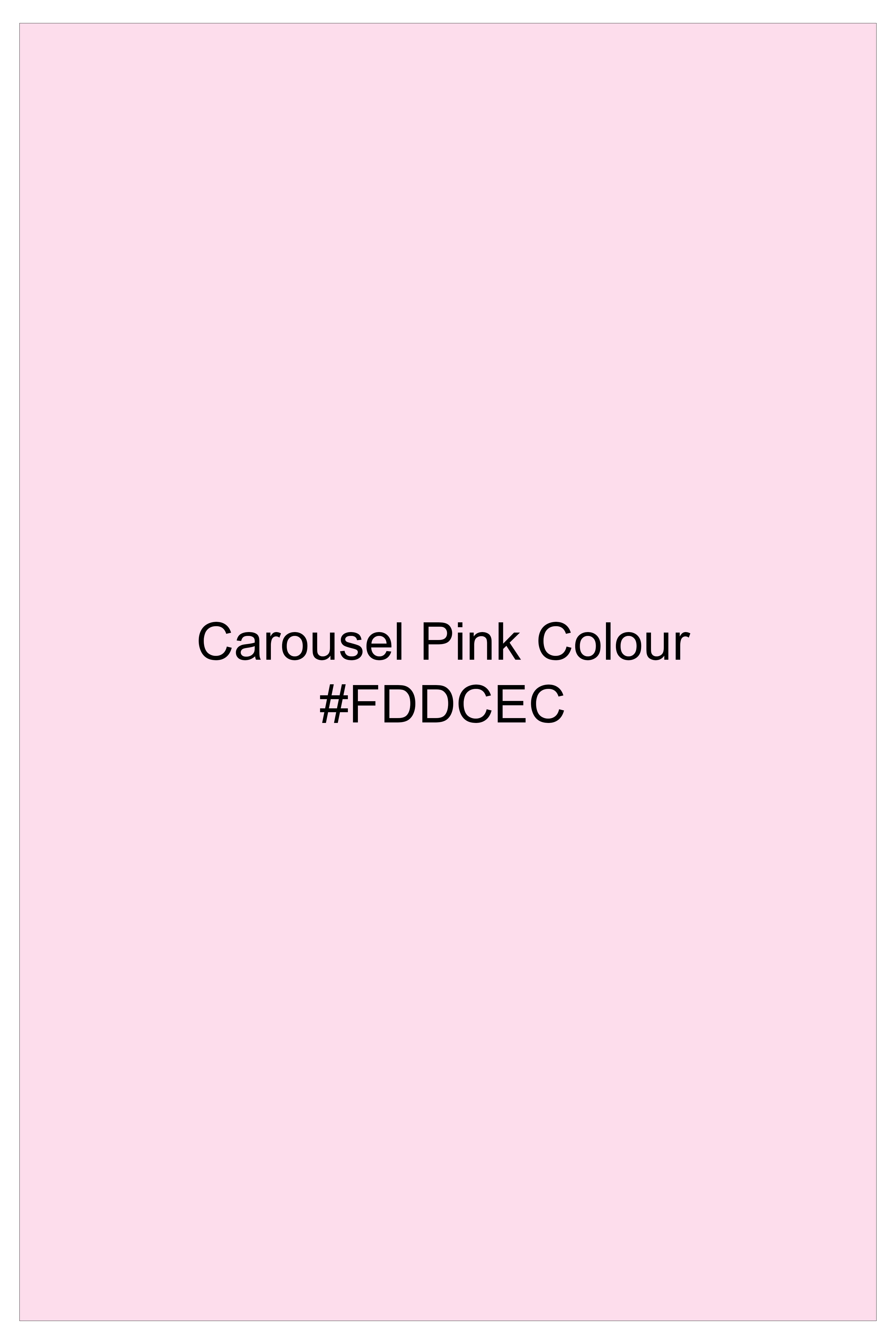 Carousel Pink Colorful Slubs Textured Chambray premium Cotton Shirt