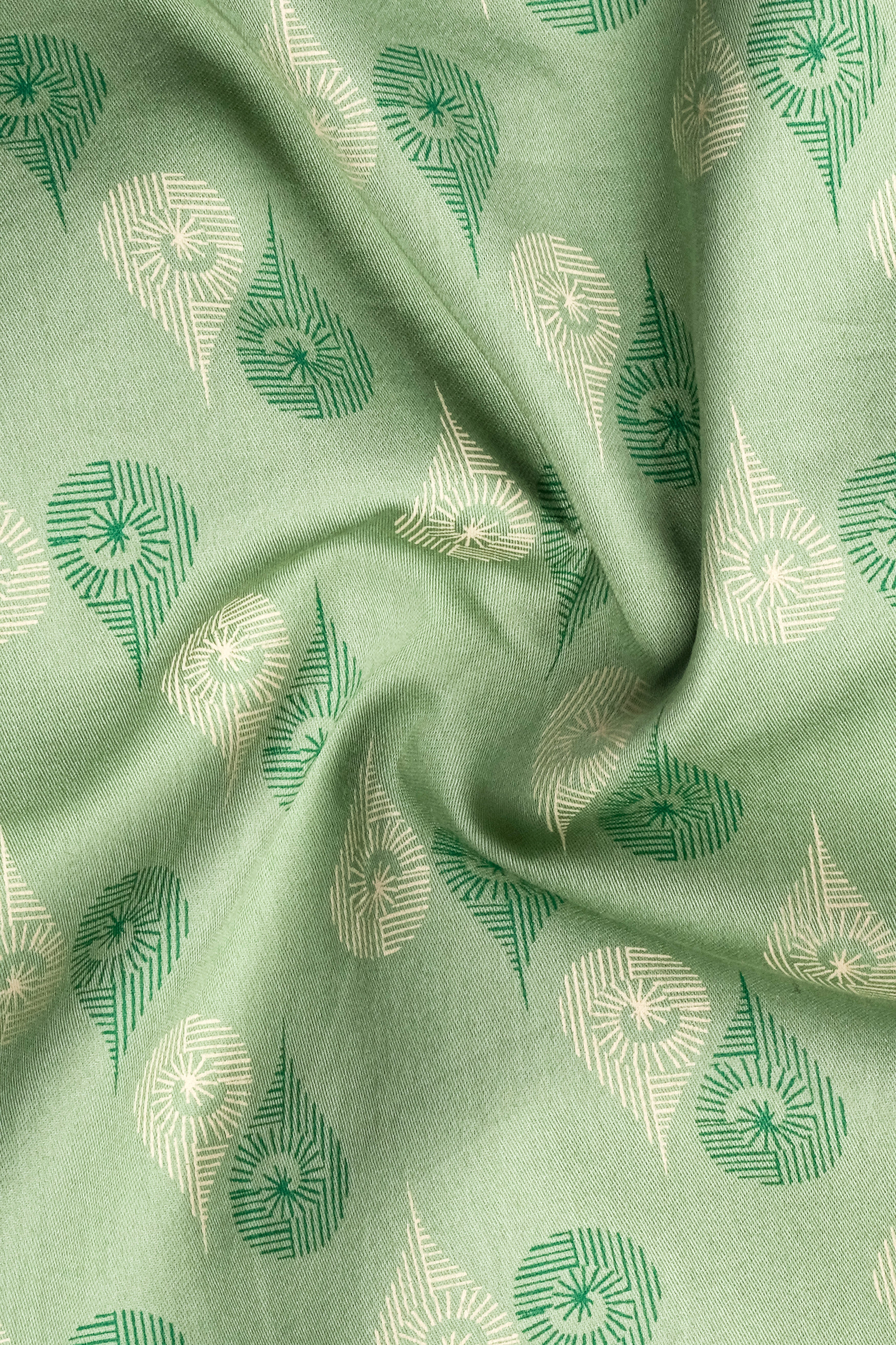 Norway Green Printed Super Soft Premium Cotton Shirt