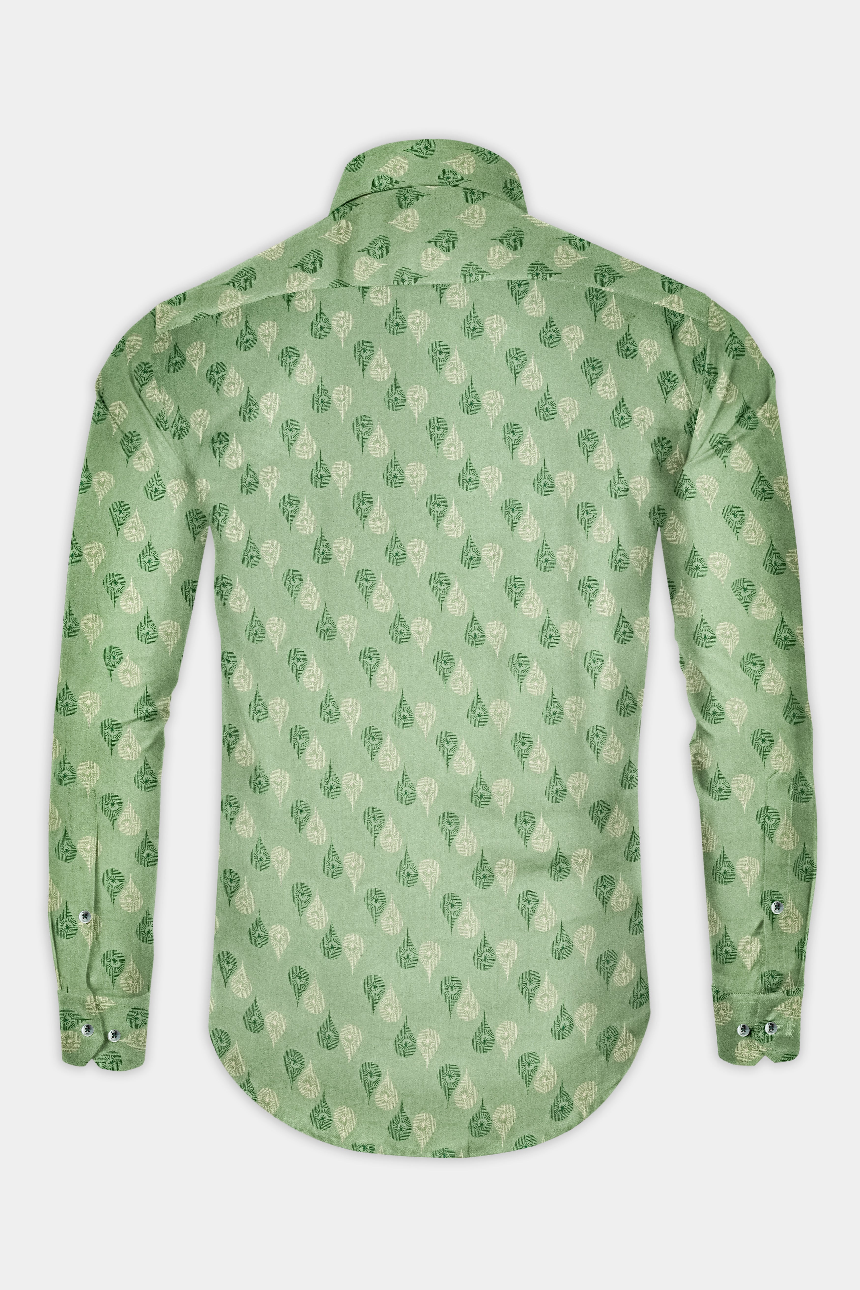 Norway Green Printed Super Soft Premium Cotton Shirt