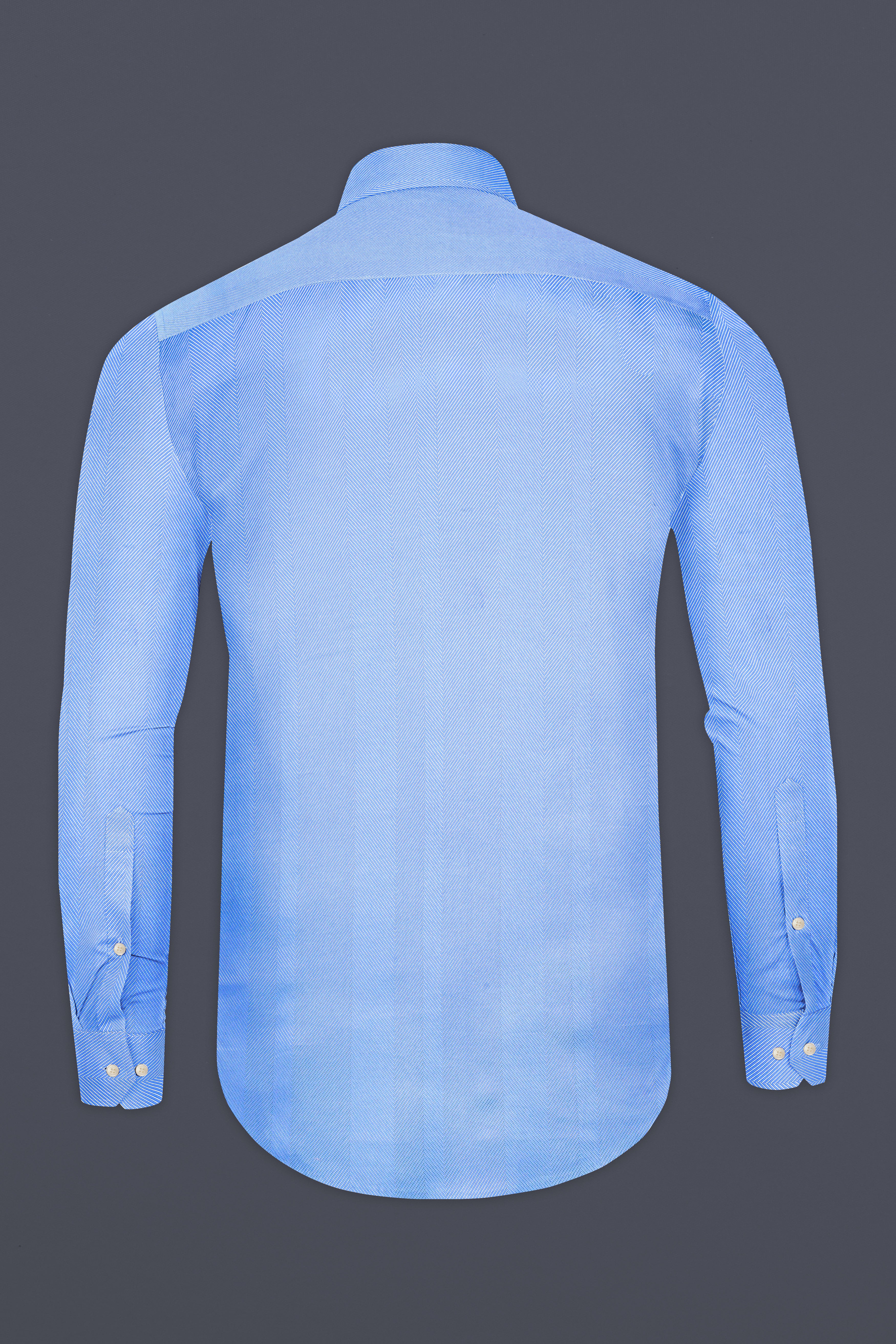 Jordy Blue Dobby Textured Premium Cotton Shirt