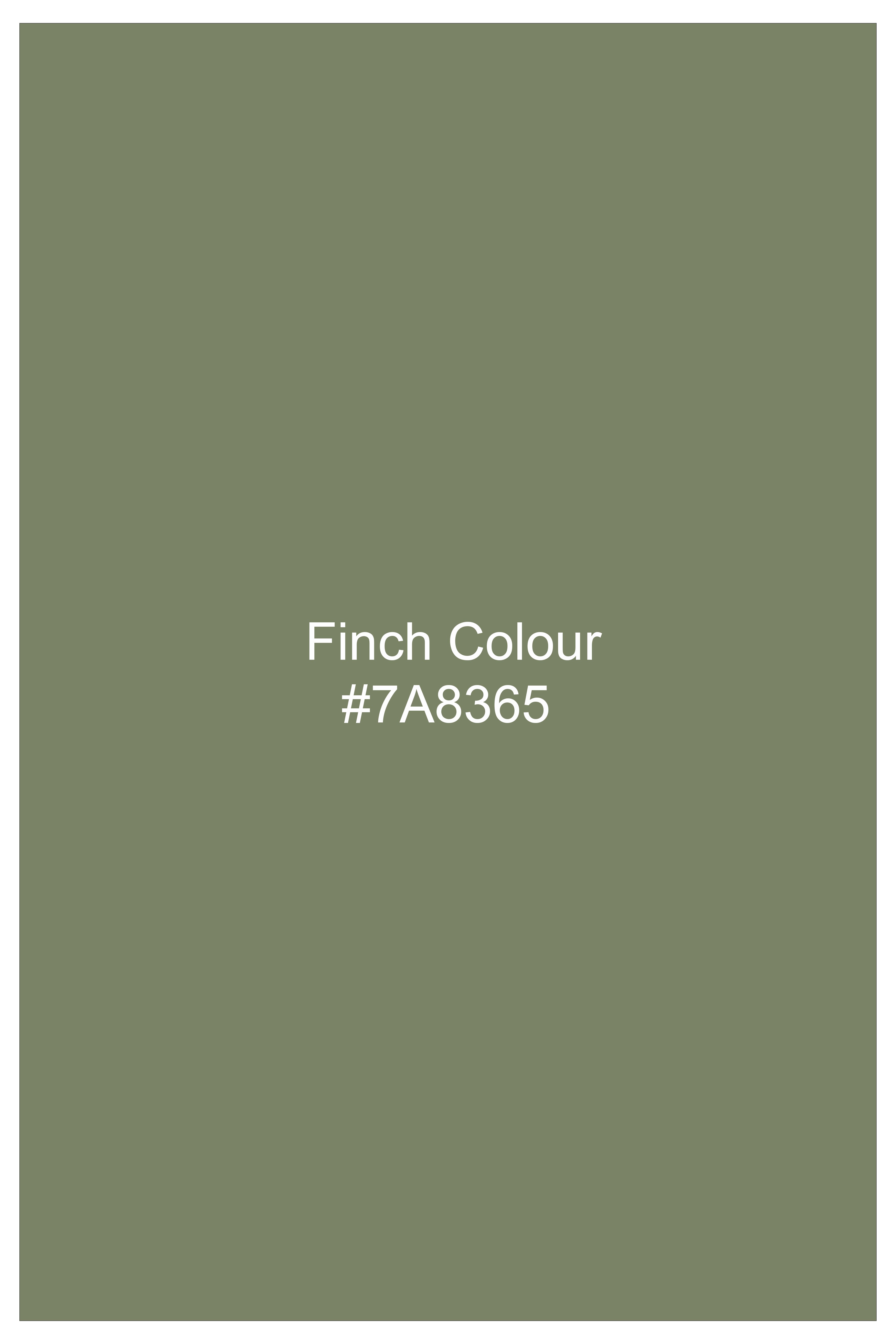 Finch Green Solid Luxuries Linen Designer Shirt