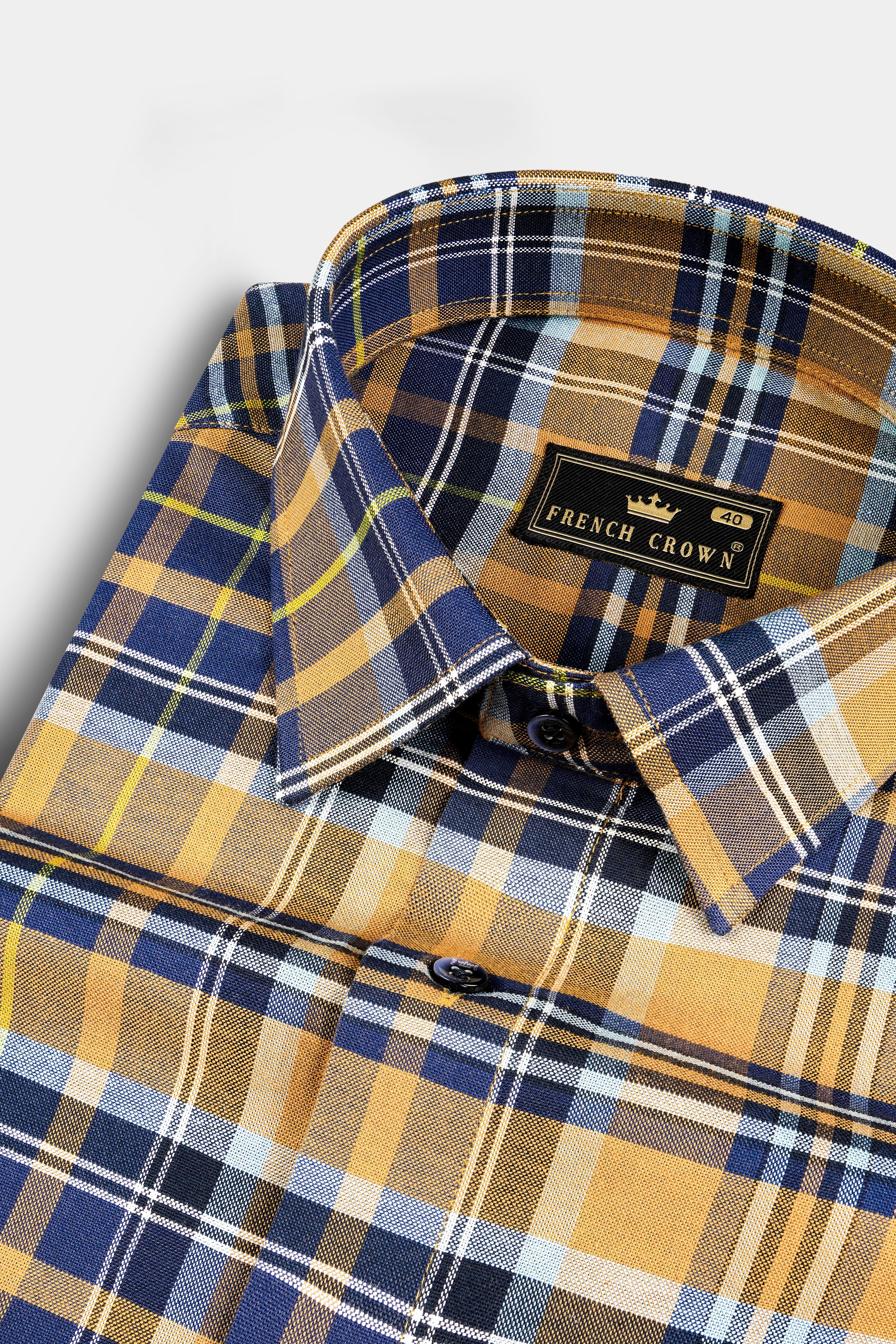 Palliser Brown And Rhino Blue Checked Royal Oxford Premium Cotton Shirt 12999-BLE-38, 12999-BLE-H-38, 12999-BLE-39, 12999-BLE-H-39, 12999-BLE-40, 12999-BLE-H-40, 12999-BLE-42, 12999-BLE-H-42, 12999-BLE-44, 12999-BLE-H-44, 12999-BLE-46, 12999-BLE-H-46, 12999-BLE-48, 12999-BLE-H-48, 12999-BLE-50, 12999-BLE-H-50, 12999-BLE-52, 12999-BLE-H-52