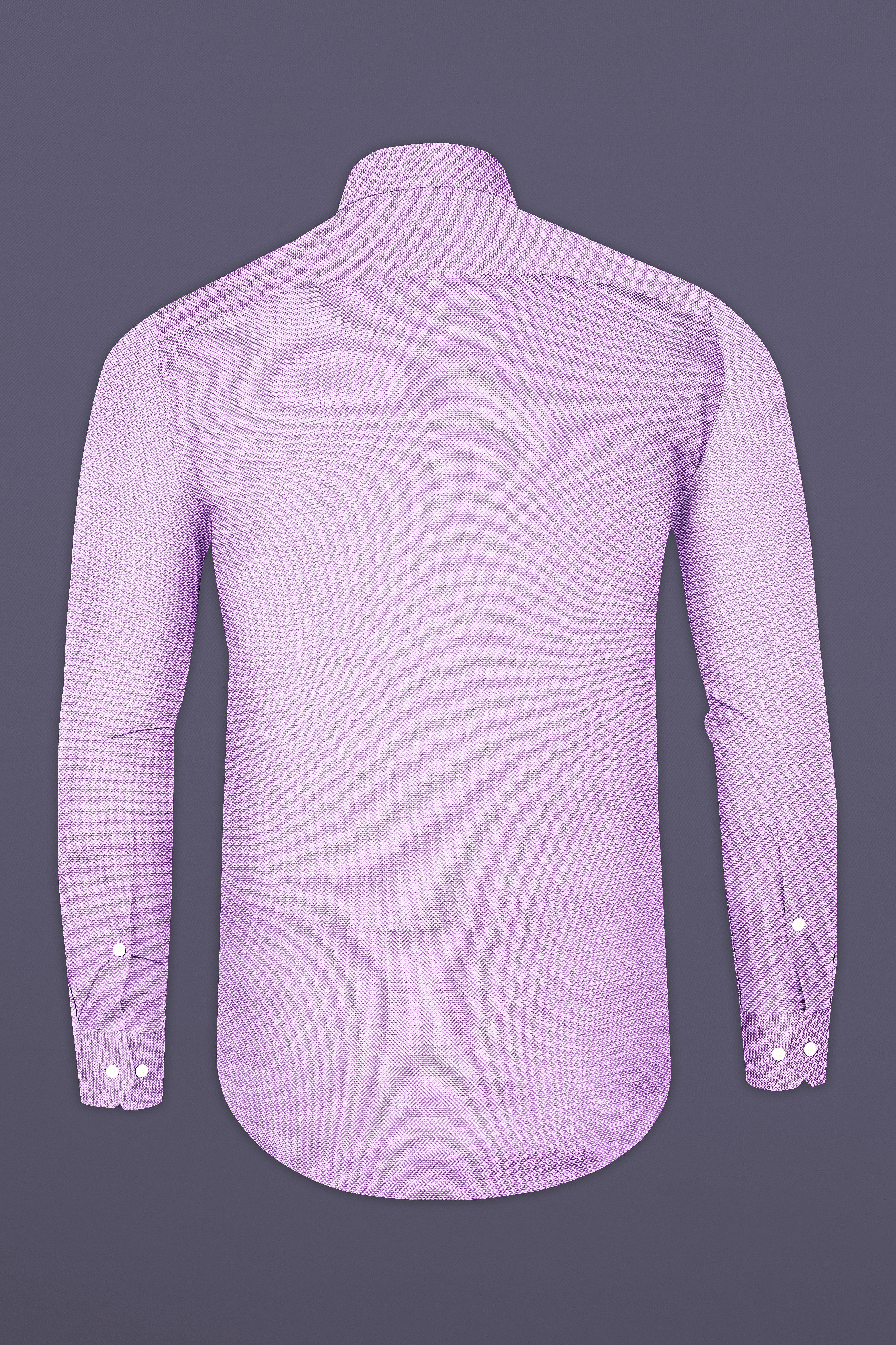 Orchid Purple Casual Textured Premium Linen Button Down