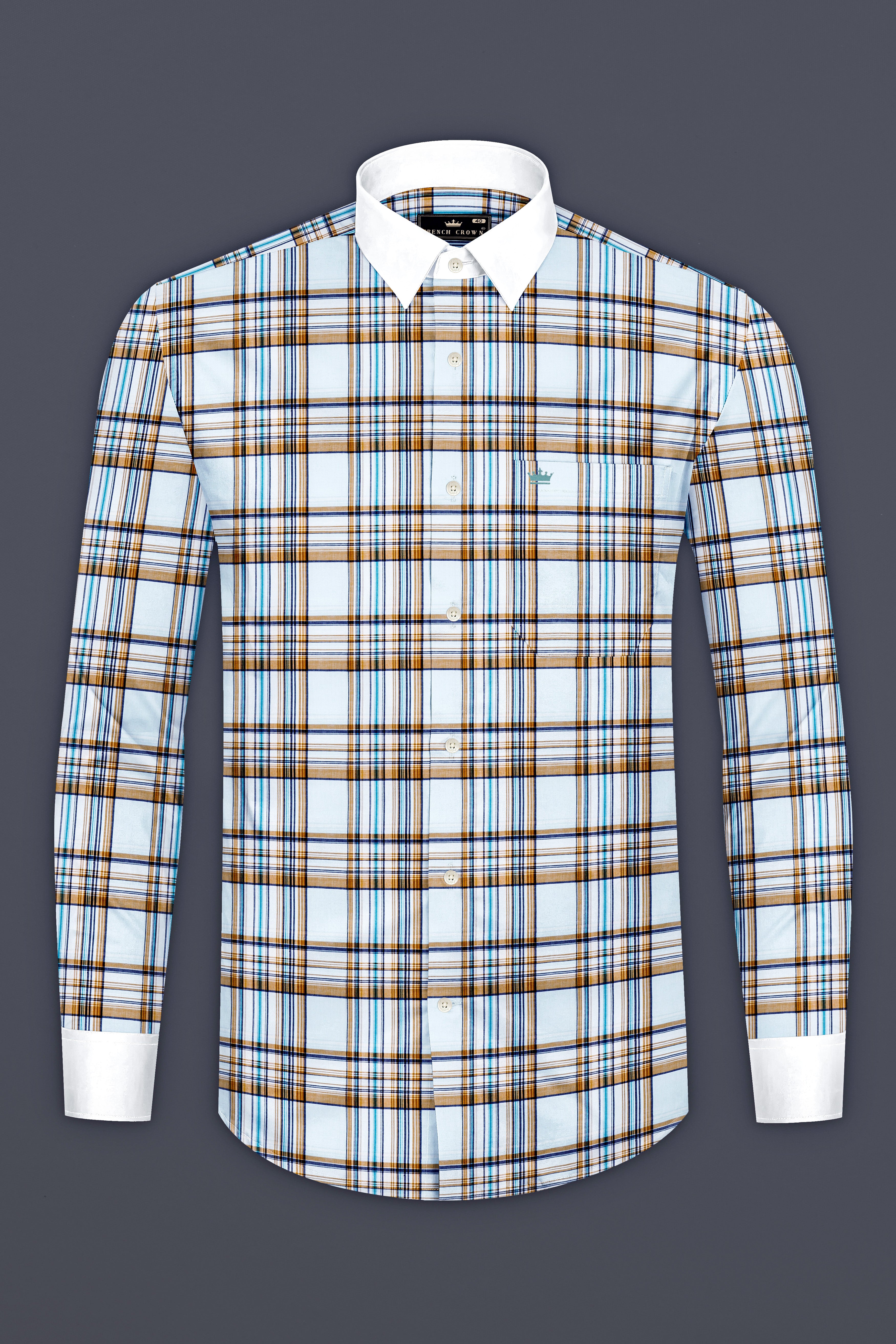 Mystic Blue And Alpine Orange Plaid Twill Premium Cotton Shirt 13026-WCC-38 ,13026-WCC-H-38 ,13026-WCC-39 ,13026-WCC-H-39 ,13026-WCC-40 ,13026-WCC-H-40 ,13026-WCC-42 ,13026-WCC-H-42 ,13026-WCC-44 ,13026-WCC-H-44 ,13026-WCC-46 ,13026-WCC-H-46 ,13026-WCC-48 ,13026-WCC-H-48 ,13026-WCC-50 ,13026-WCC-H-50 ,13026-WCC-52 ,13026-WCC-H-52