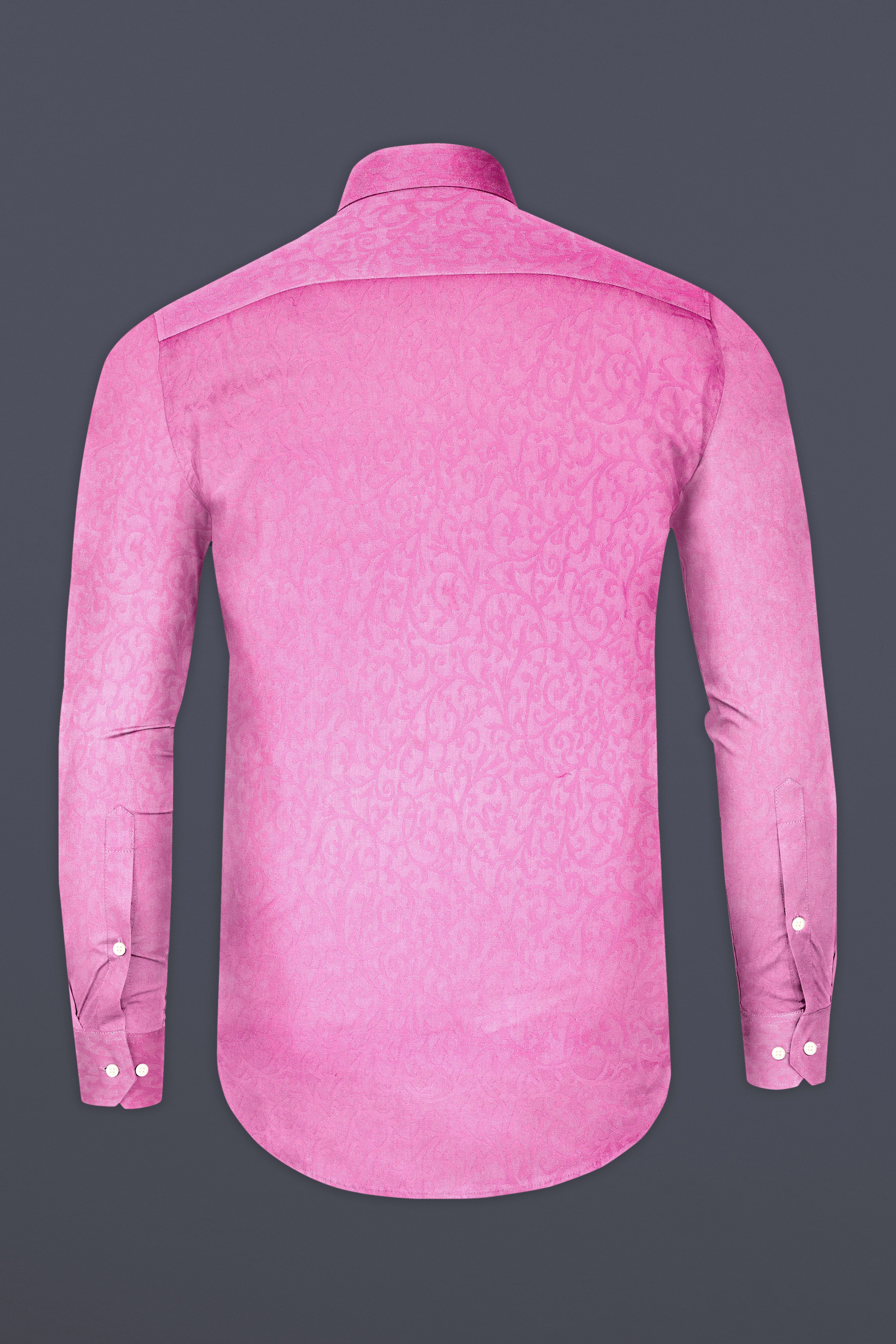 Thulian Pink Jacquard Textured Premium Cotton Shirt 13058-38, 13058-H-38, 13058-39, 13058-H-39, 13058-40, 13058-H-40, 13058-42, 13058-H-42, 13058-44, 13058-H-44, 13058-46, 13058-H-46, 13058-48, 13058-H-48, 13058-50, 13058-H-50, 13058-52, 13058-H-52