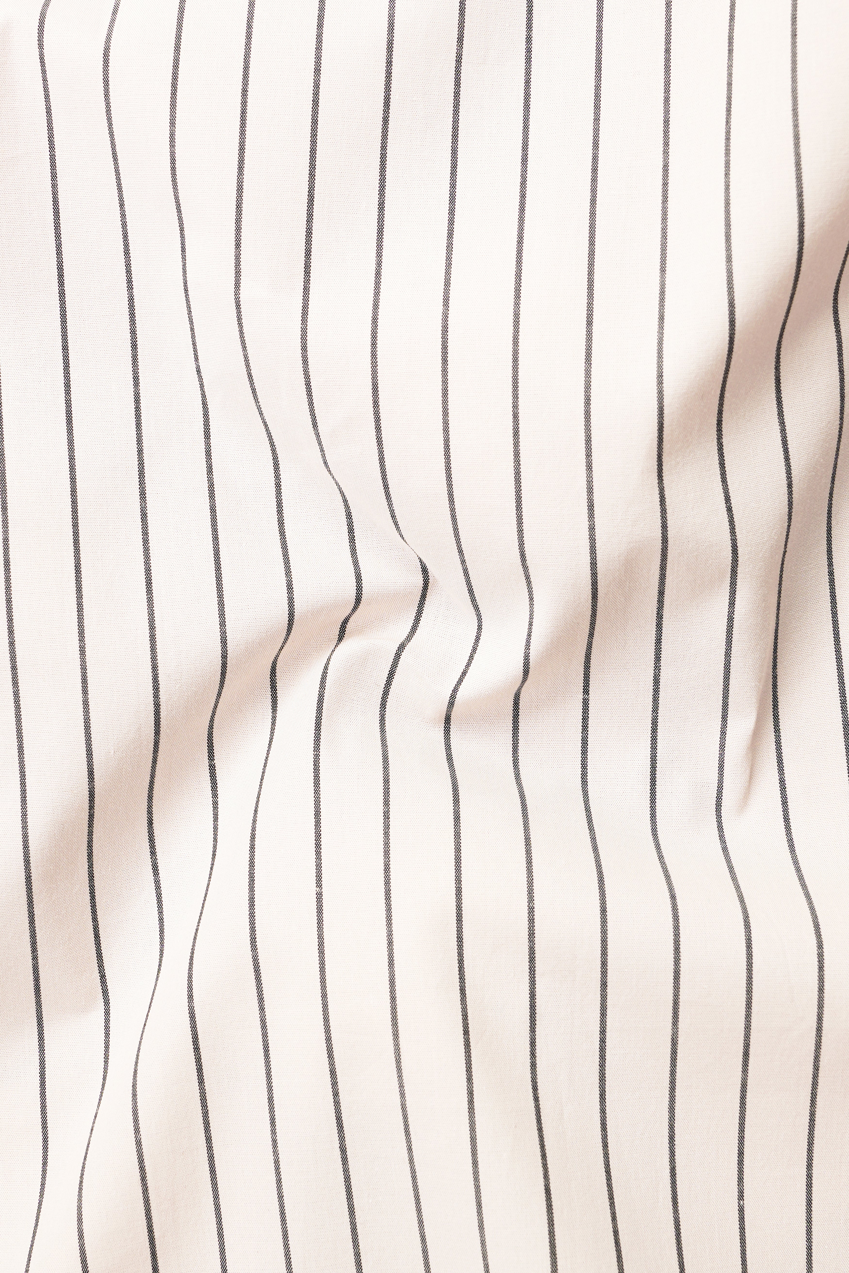 Bianca Cream Stripes Premium Giza Cotton Designer Shirt