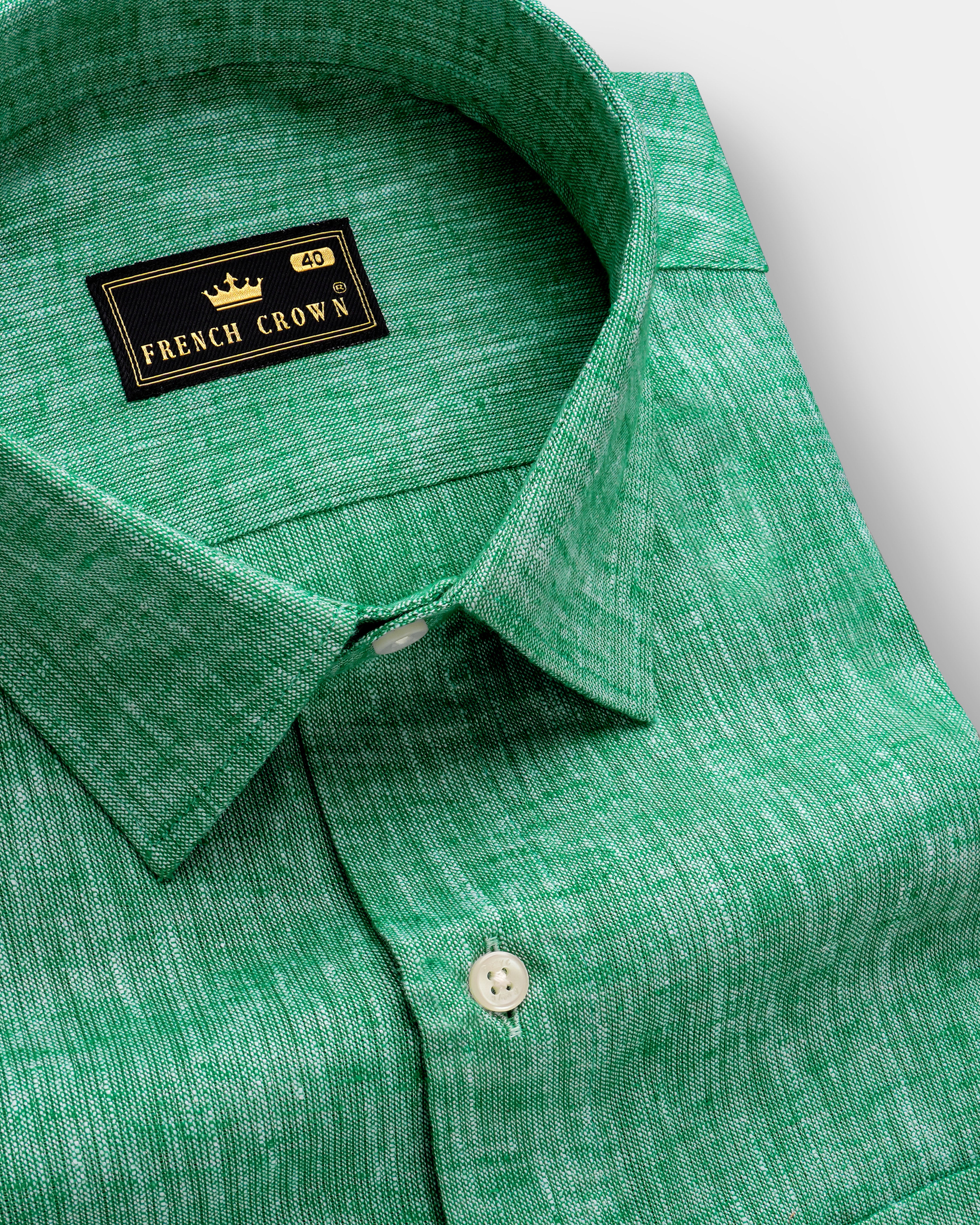 sea green dress shirt Clark Green Oxford Cloth Button Down Shirt