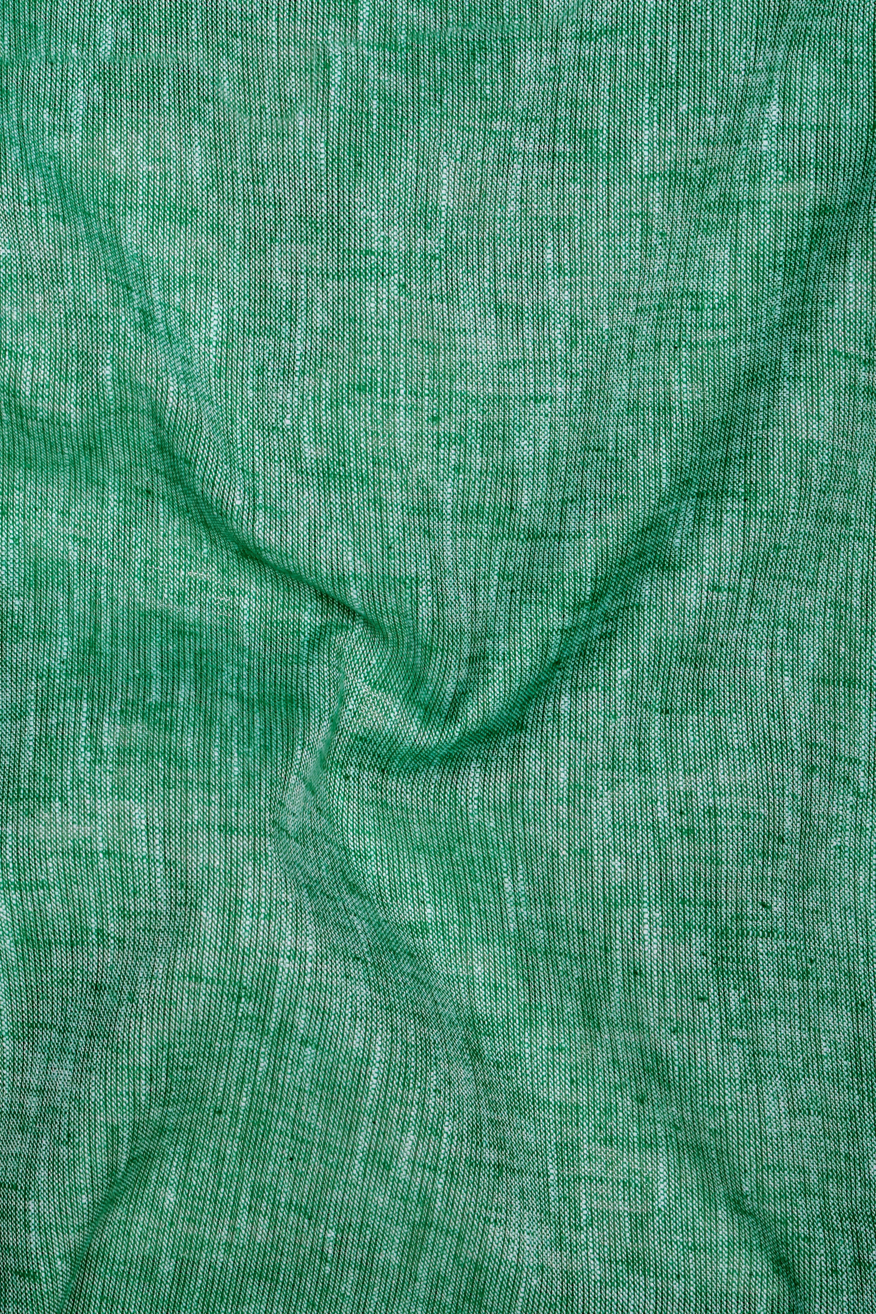 Seafoam Green Textured Premium Luxuries Linen Dress Shirt